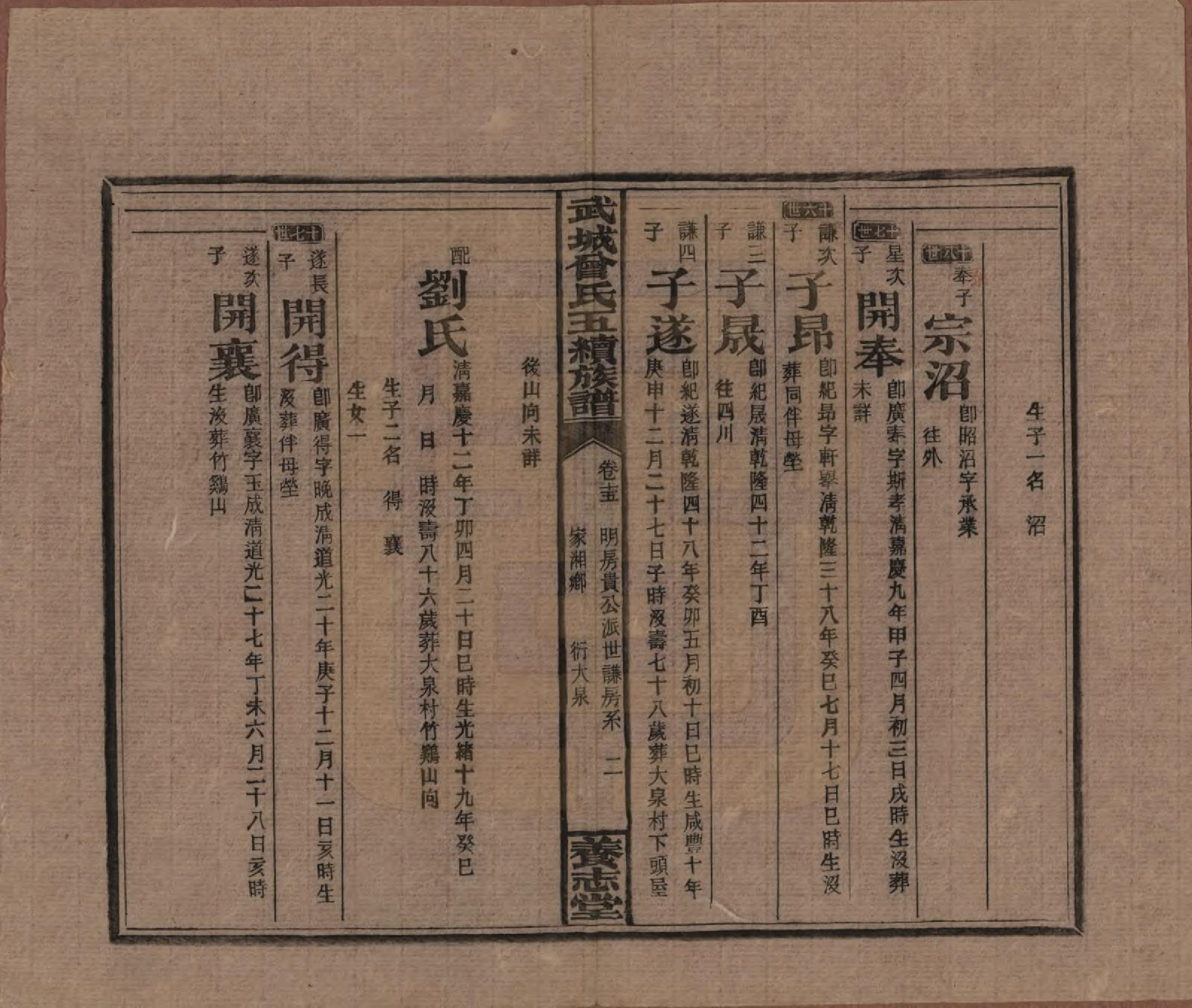 GTJP0079.曾.湖南邵阳.武城曾氏五续族谱.民国32年[1943]_015.pdf_第2页