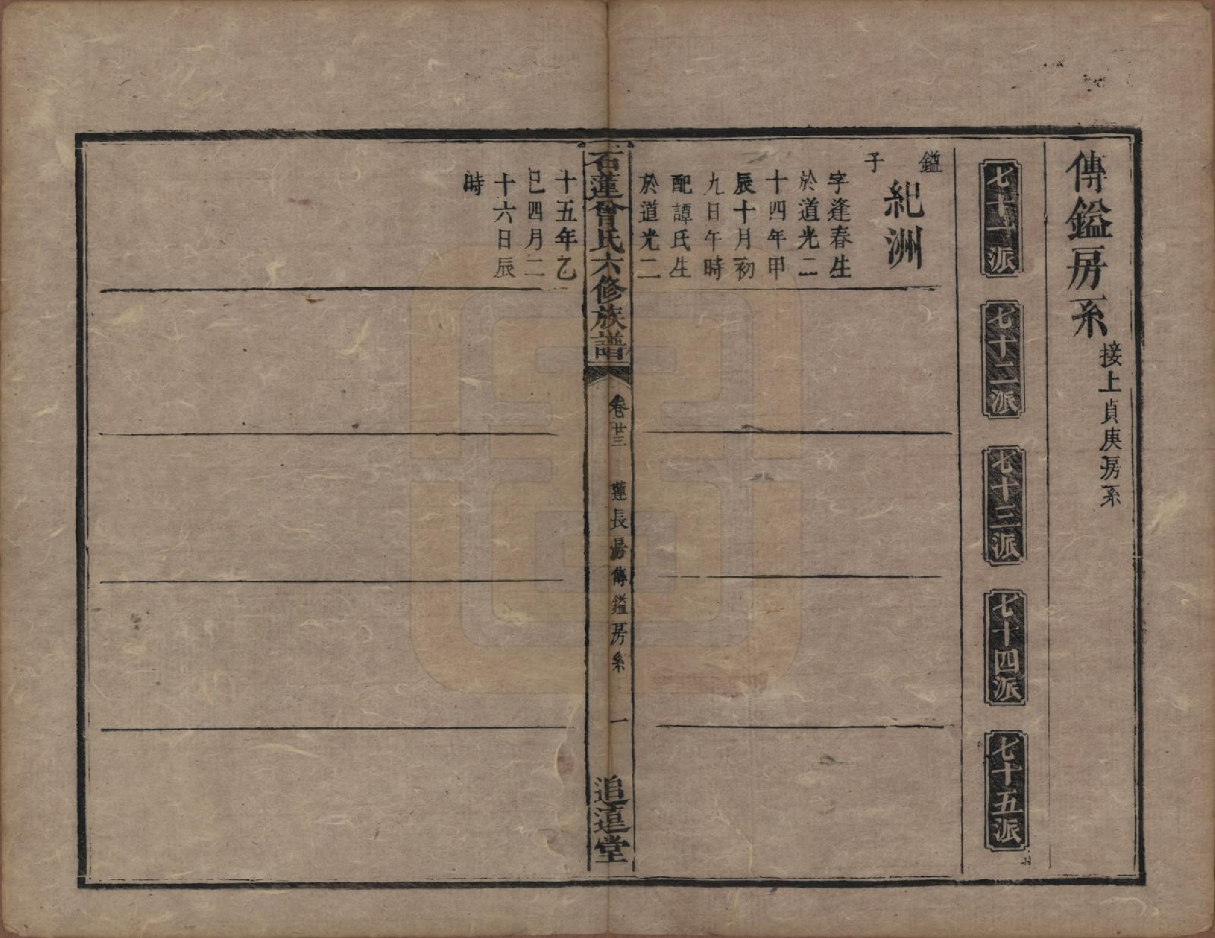 GTJP0088.曾.湖南湘潭.石莲曾氏六修族谱三十二卷首一卷末一卷.清同治五年（1866）_023.pdf_第3页