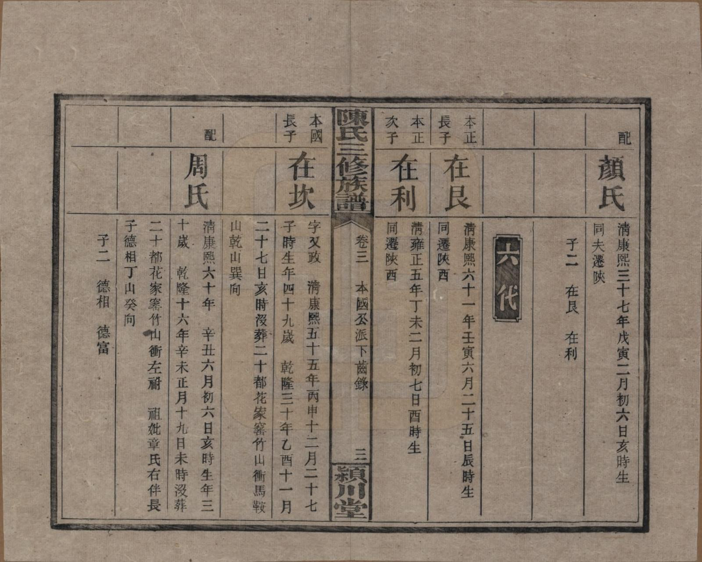 GTJP0105.陈.湖南湘潭.上湘陈氏三修族谱.民国19年(1930)_003.pdf_第3页