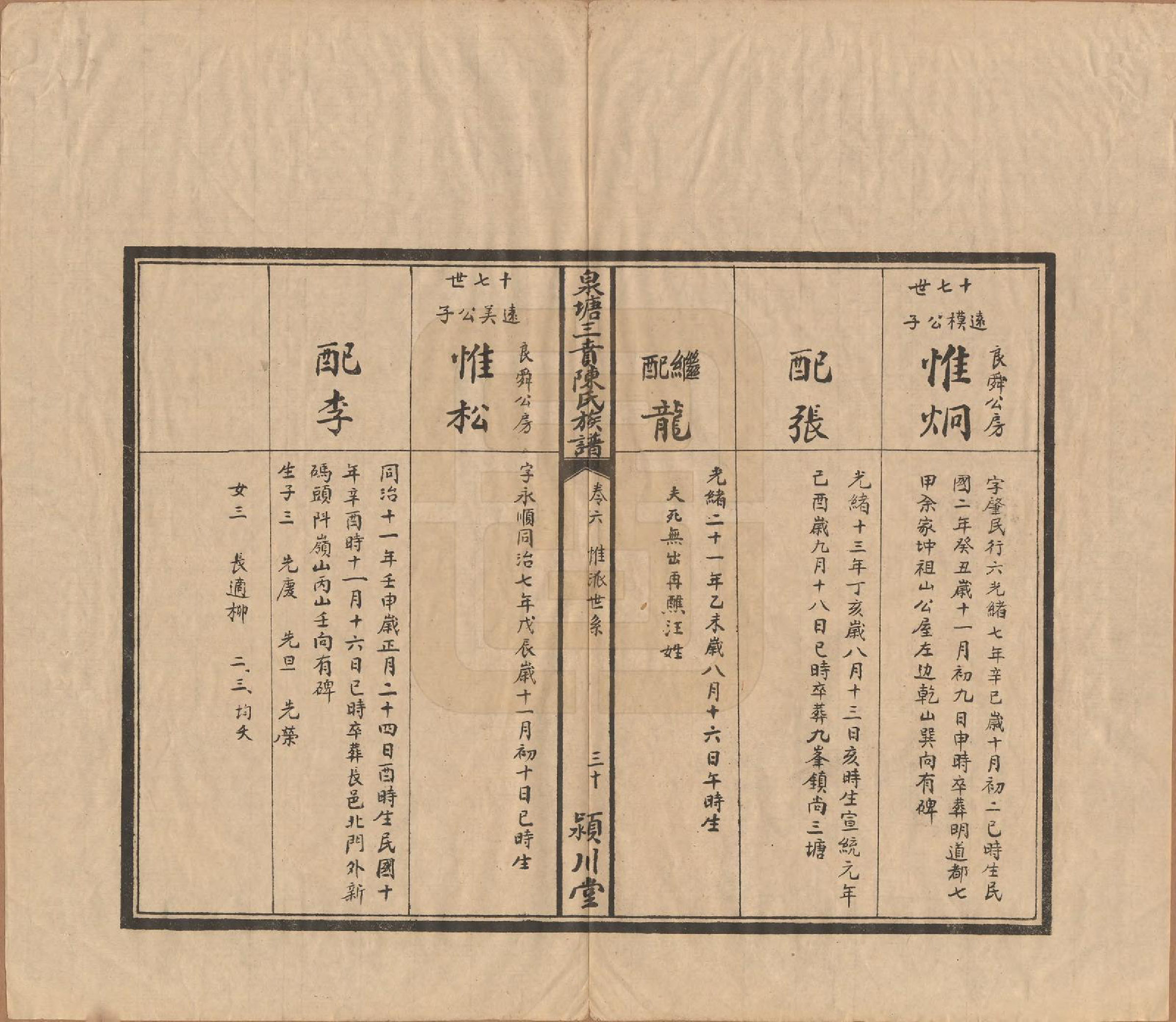 GTJP0109.陈.湖南长沙.泉塘三蕡陈氏族谱.民国25年(1936)_006.pdf_第3页