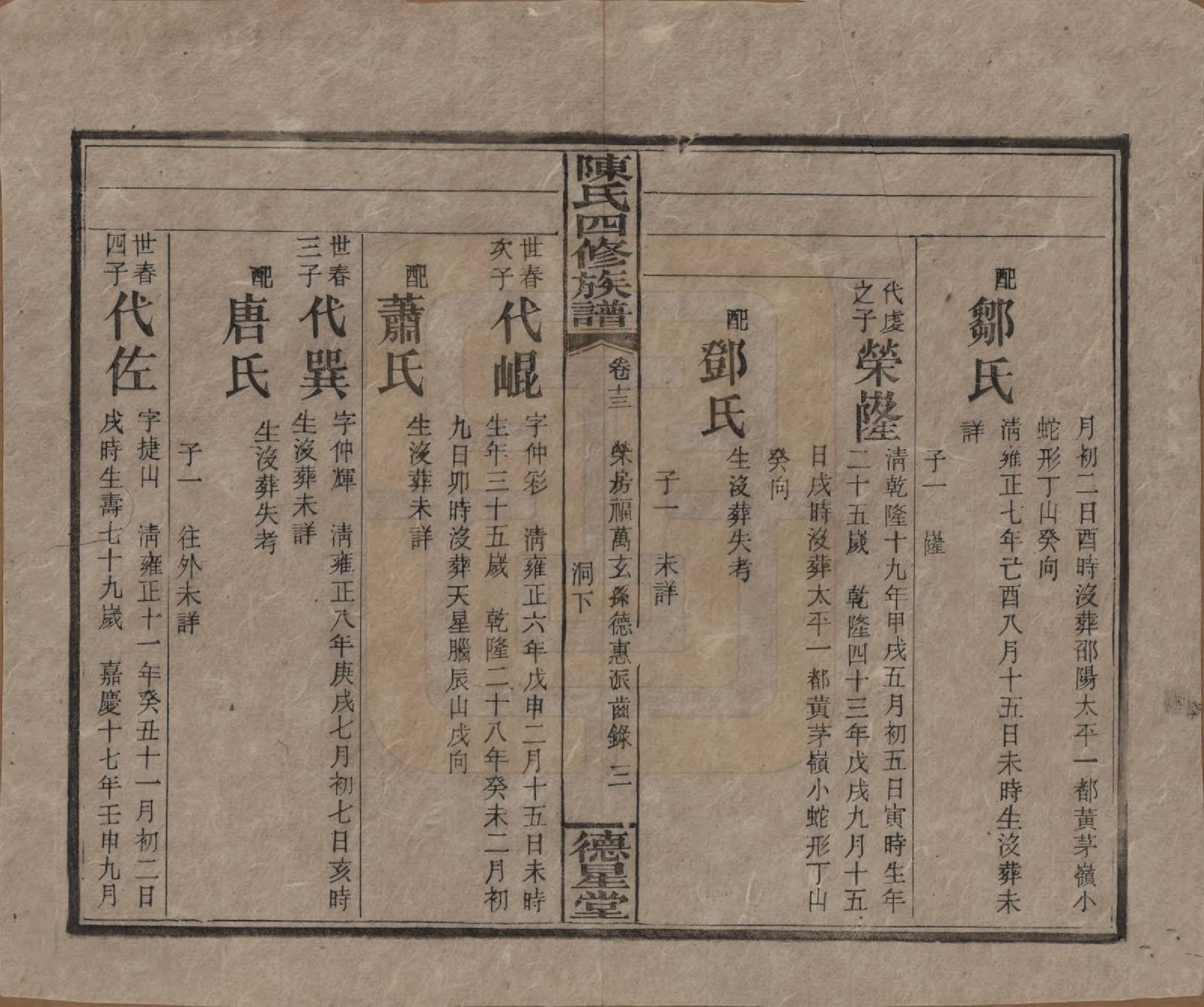 GTJP0112.陈.湖南湘乡.陈氏四修族谱.民国33年[1944]_013.pdf_第3页