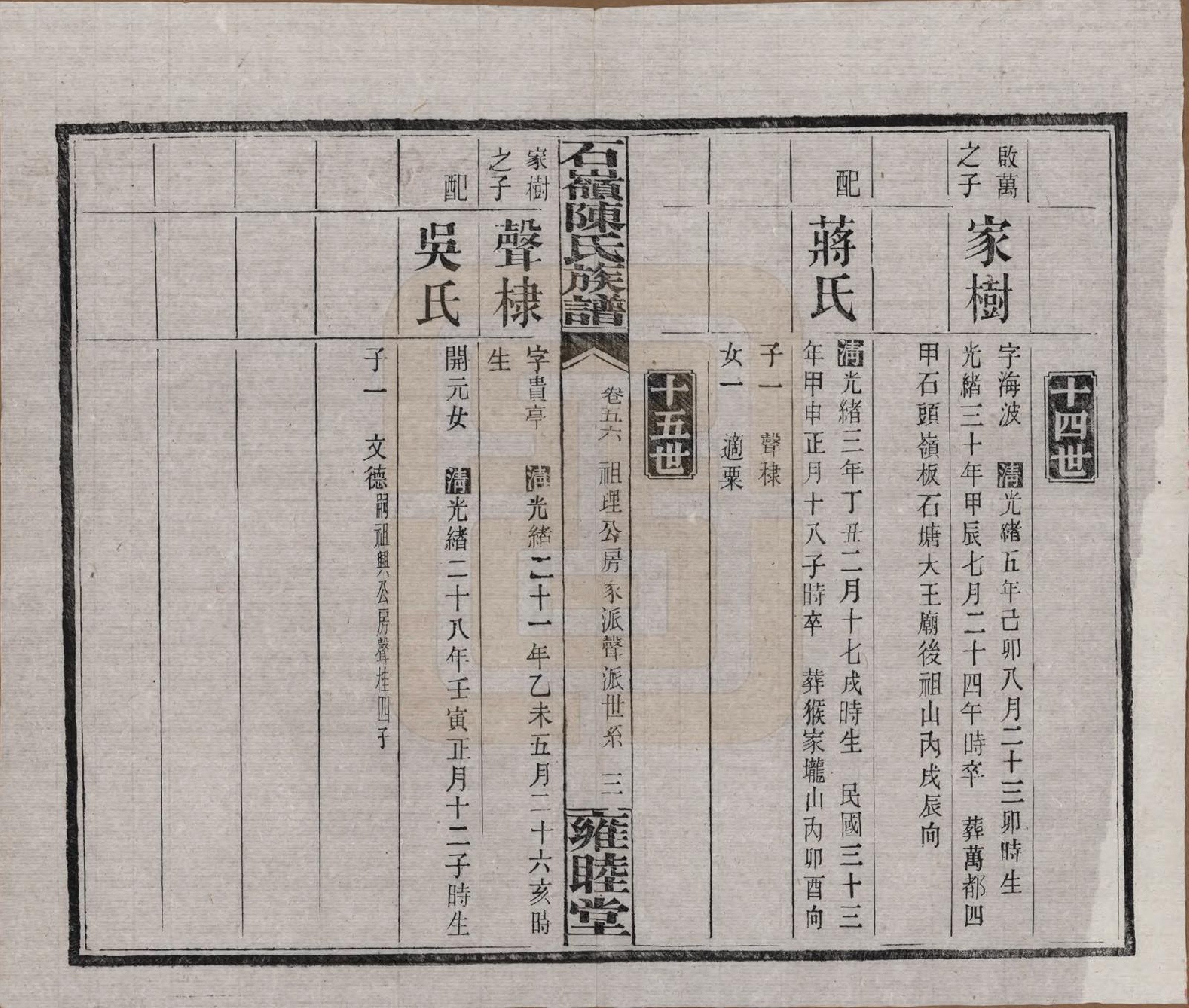 GTJP0168.陈.湖南长沙.石岭陈氏族谱.民国五年(1916)_056.pdf_第3页