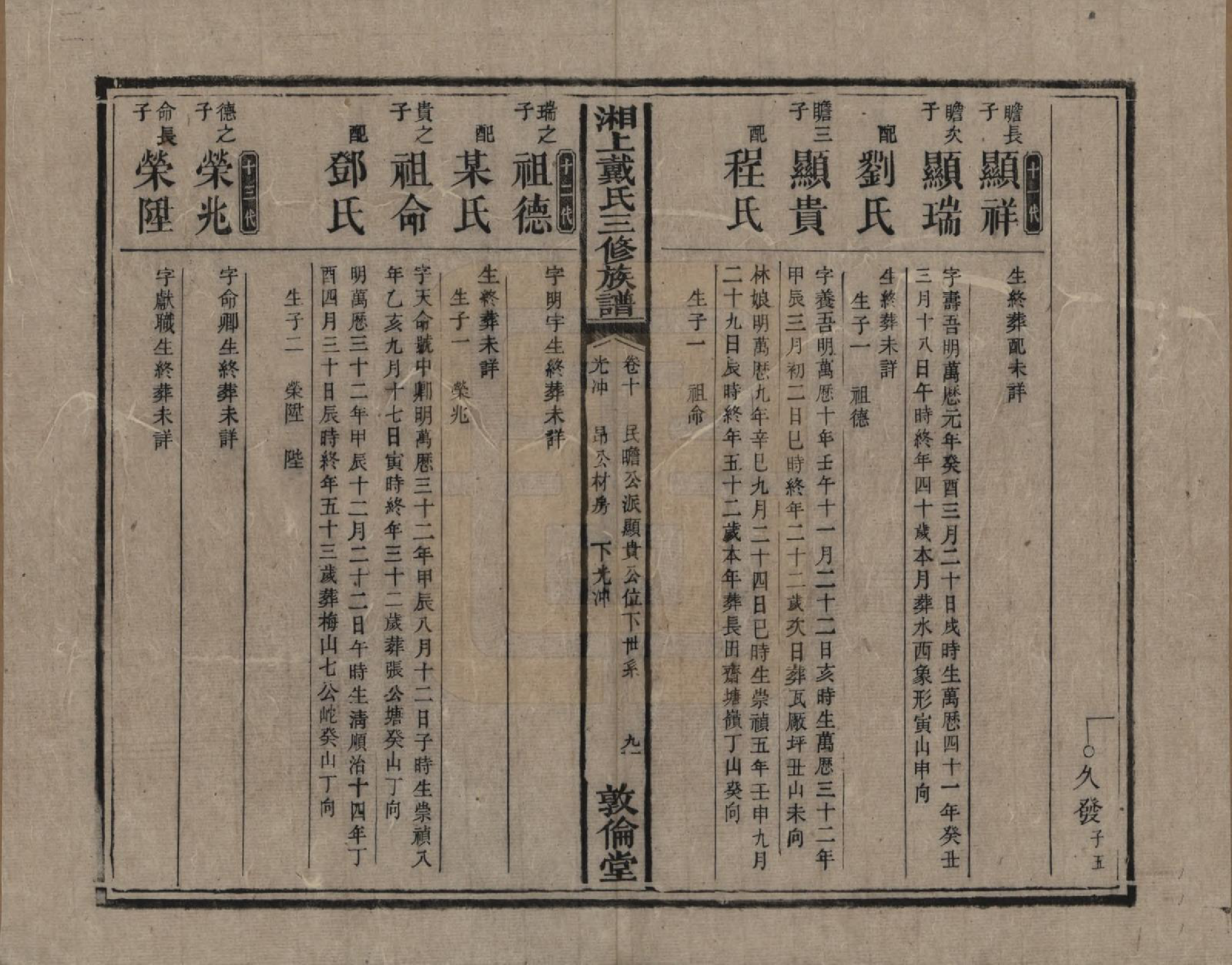 GTJP0259.戴.湖南湘潭.湘上戴氏三修族谱.清光绪12年[1886]_011.pdf_第2页