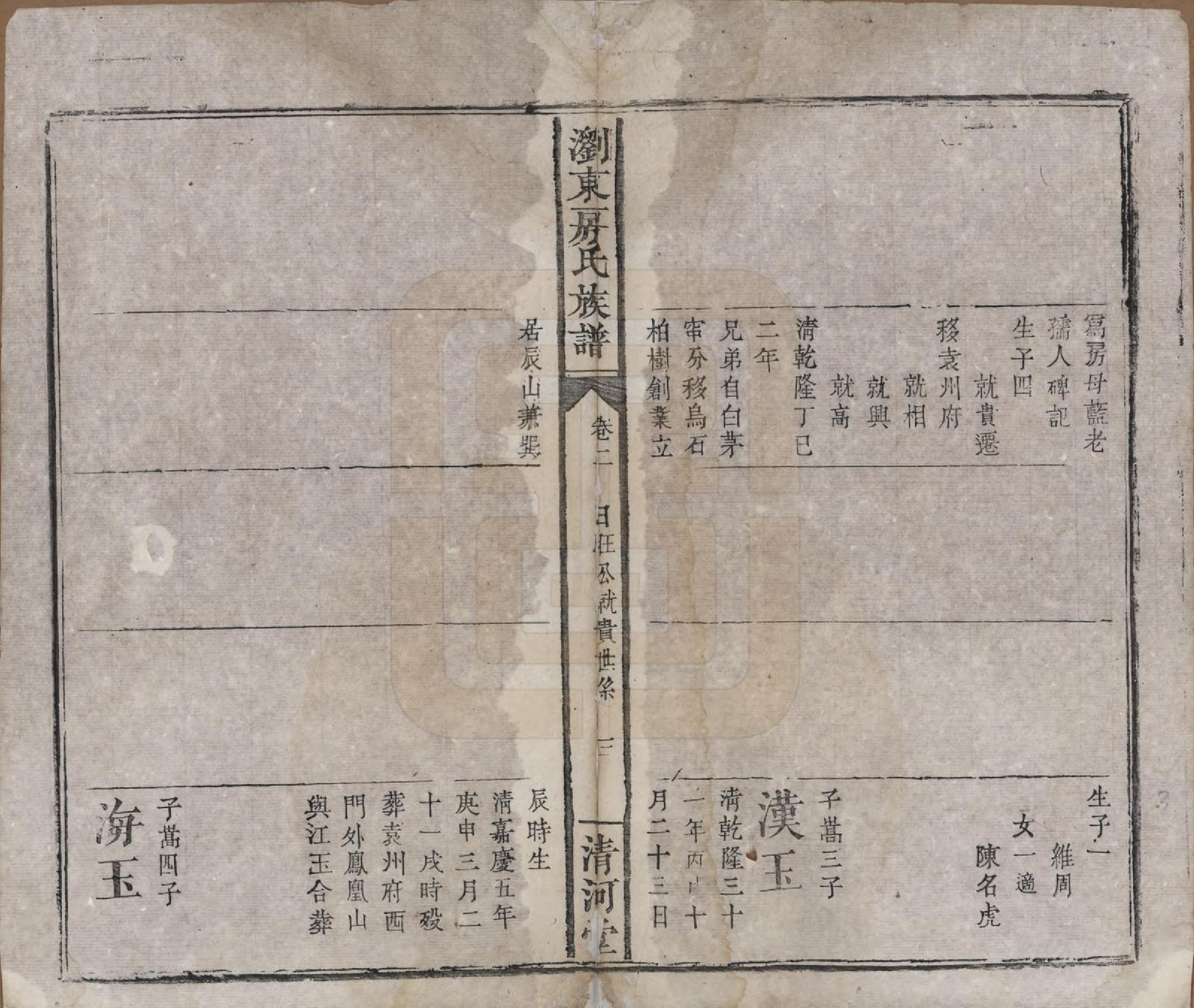 GTJP0338.房.湖南浏阳.浏东房氏族谱四卷卷首一卷.清同治十一年（1872）_002.pdf_第3页