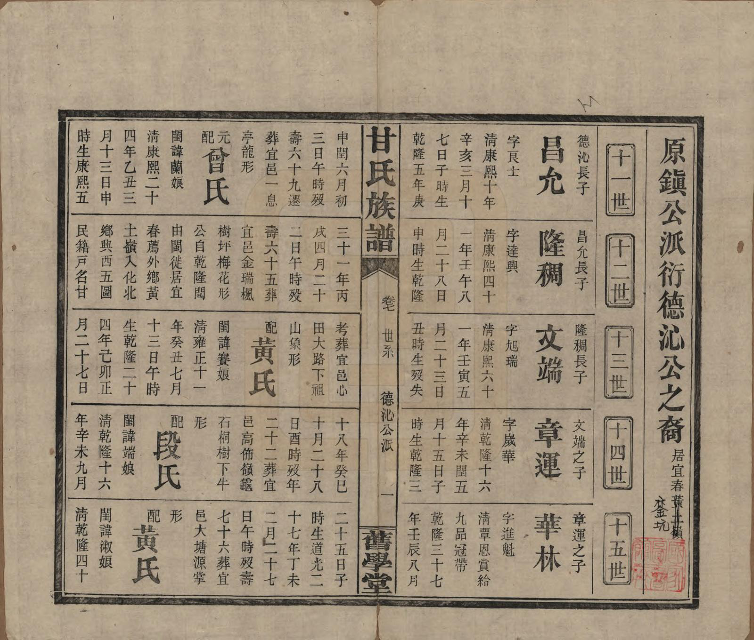GTJP0371.甘.湖南浏阳.甘氏族谱.民国30年[1941]_007.pdf_第1页