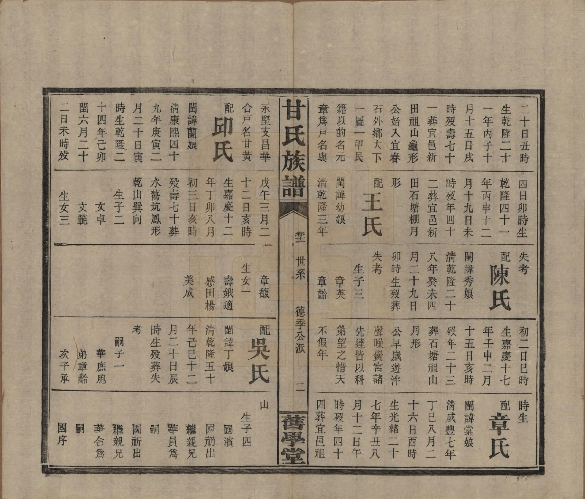 GTJP0371.甘.湖南浏阳.甘氏族谱.民国30年[1941]_011.pdf_第2页