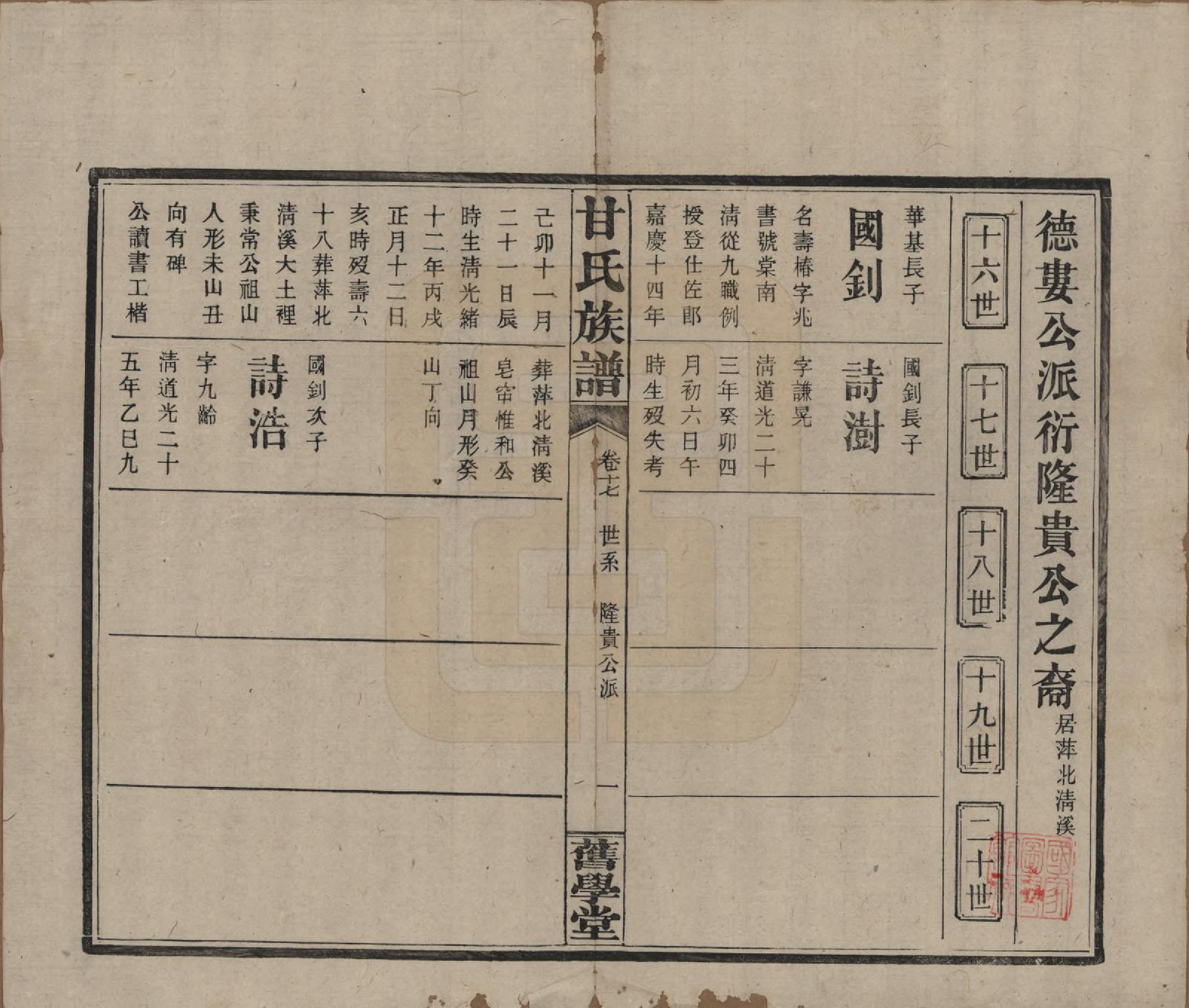 GTJP0371.甘.湖南浏阳.甘氏族谱.民国30年[1941]_017.pdf_第1页