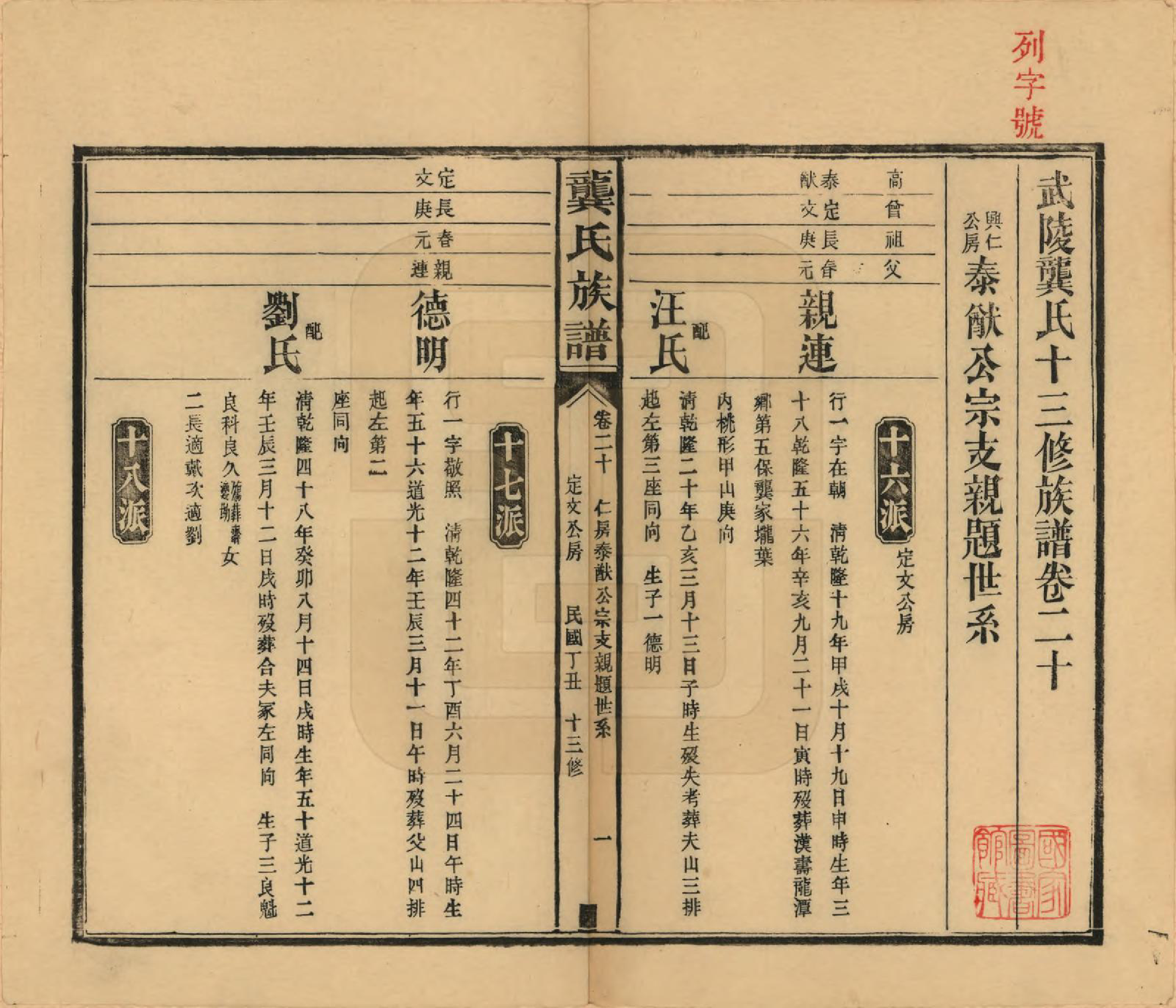 GTJP0407.龚.湖南武陵.武陵龚氏十三修族谱.民国26年(1937)_020.pdf_第1页