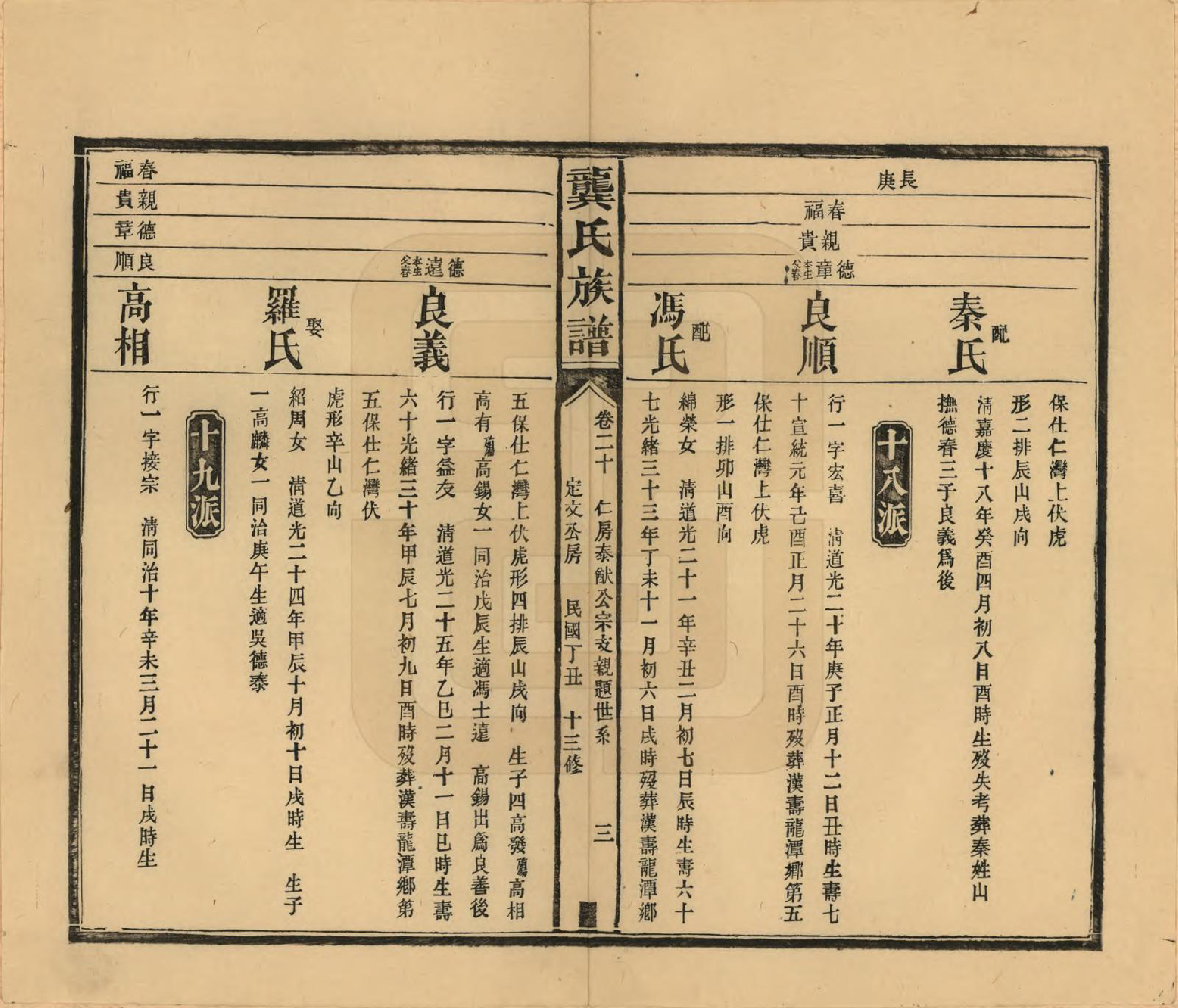 GTJP0407.龚.湖南武陵.武陵龚氏十三修族谱.民国26年(1937)_020.pdf_第3页