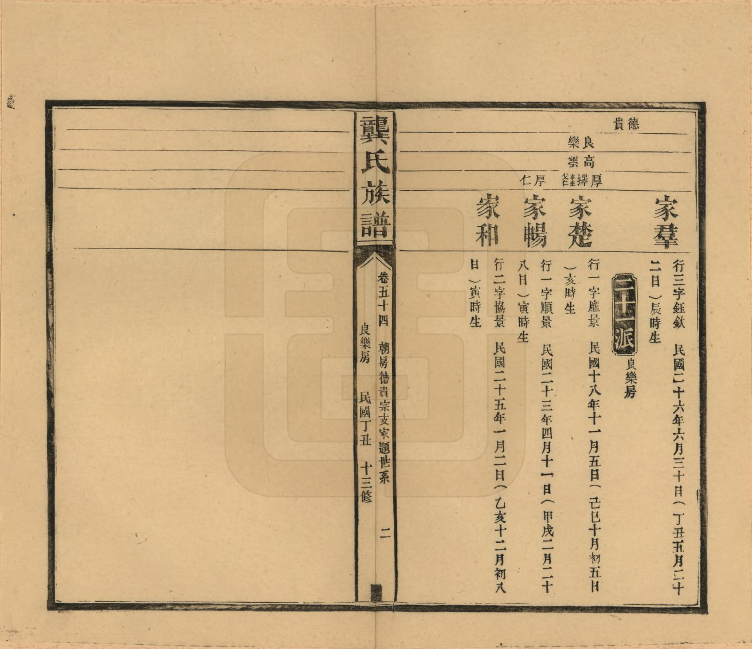 GTJP0407.龚.湖南武陵.武陵龚氏十三修族谱.民国26年(1937)_054.pdf_第2页