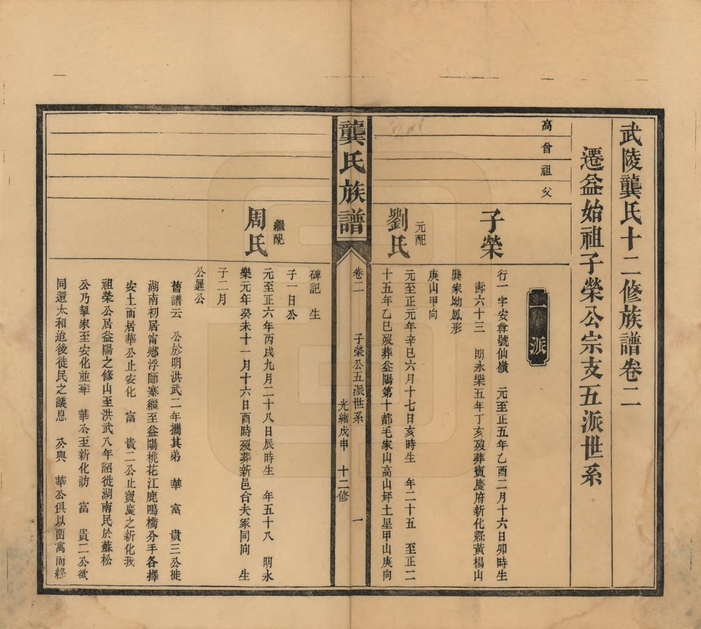 GTJP0414.龚.湖南益阳.武陵龚氏十二修族谱.清光绪34年[1908]_002.pdf_第1页