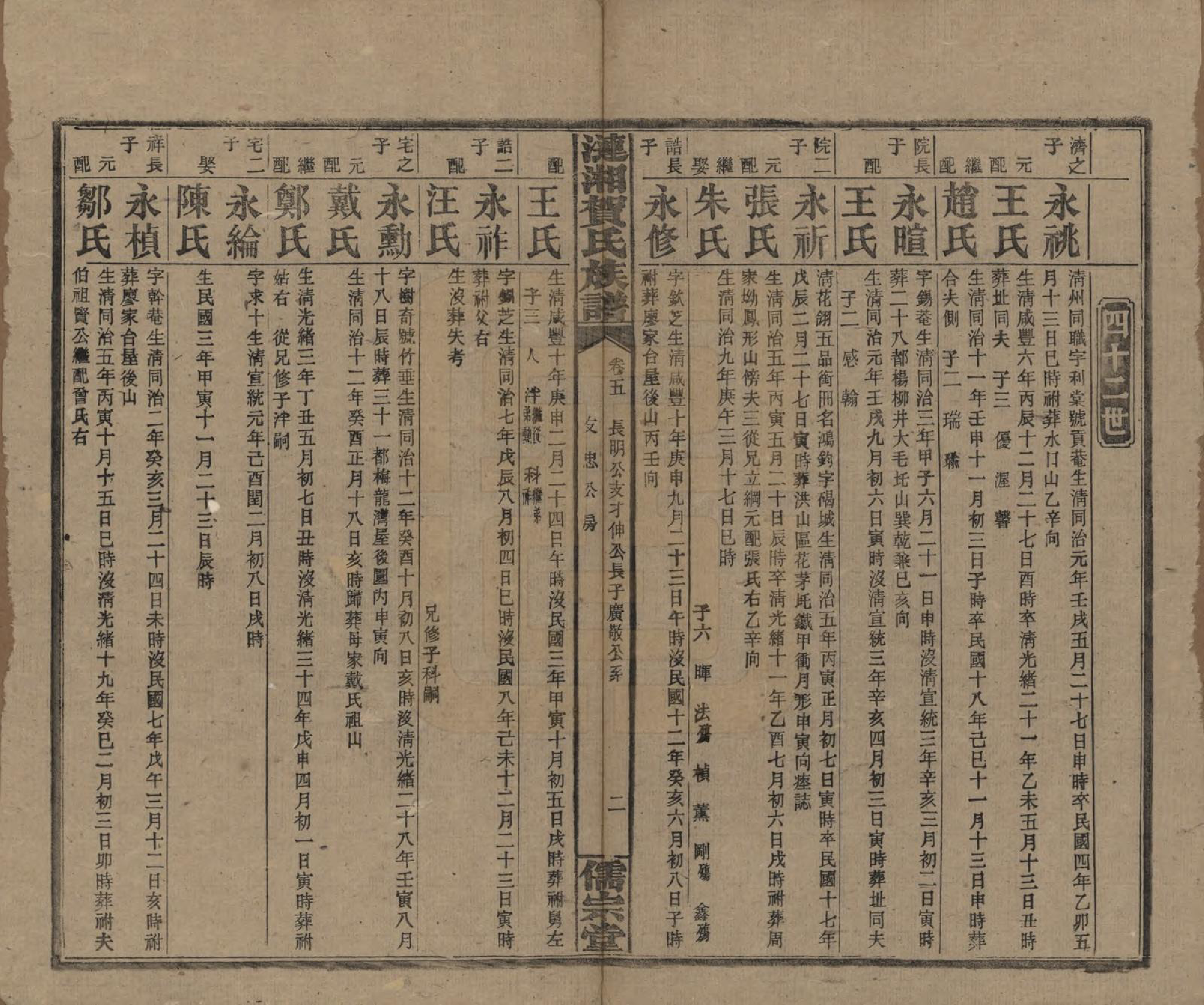 GTJP0498.贺.湖南.涟湘贺氏族谱.民国30年(1941)_005.pdf_第2页