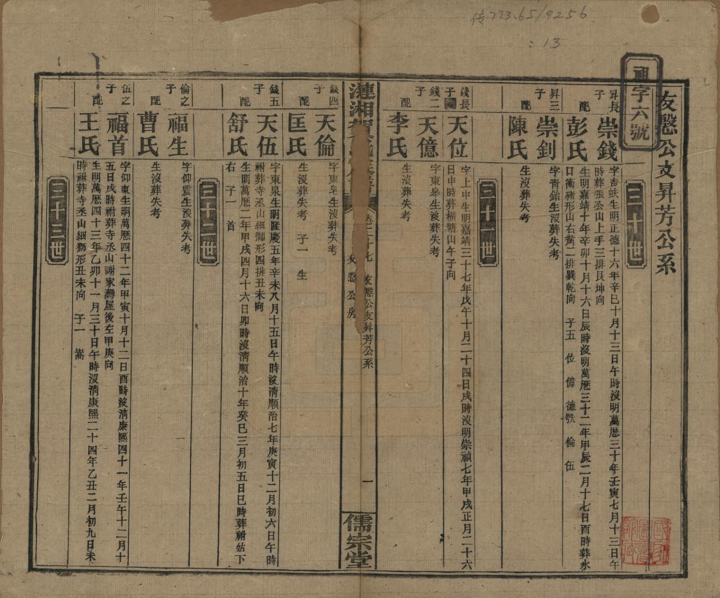 GTJP0498.贺.湖南.涟湘贺氏族谱.民国30年(1941)_027.pdf_第1页