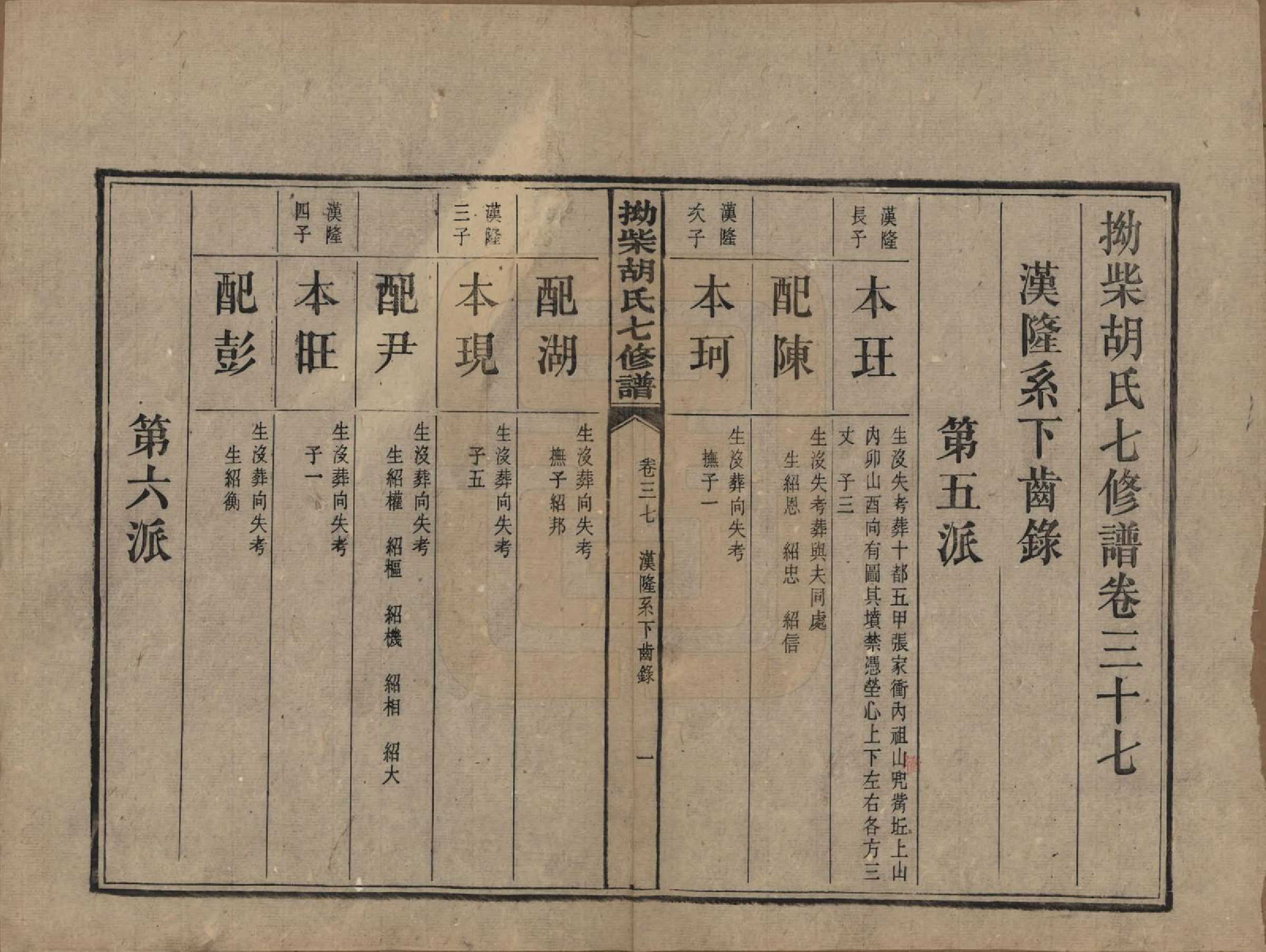 GTJP0526.胡.湖南湘潭.拗柴胡氏七修谱四十三卷首一卷末二卷.民国十八年（1929）_037.pdf_第1页