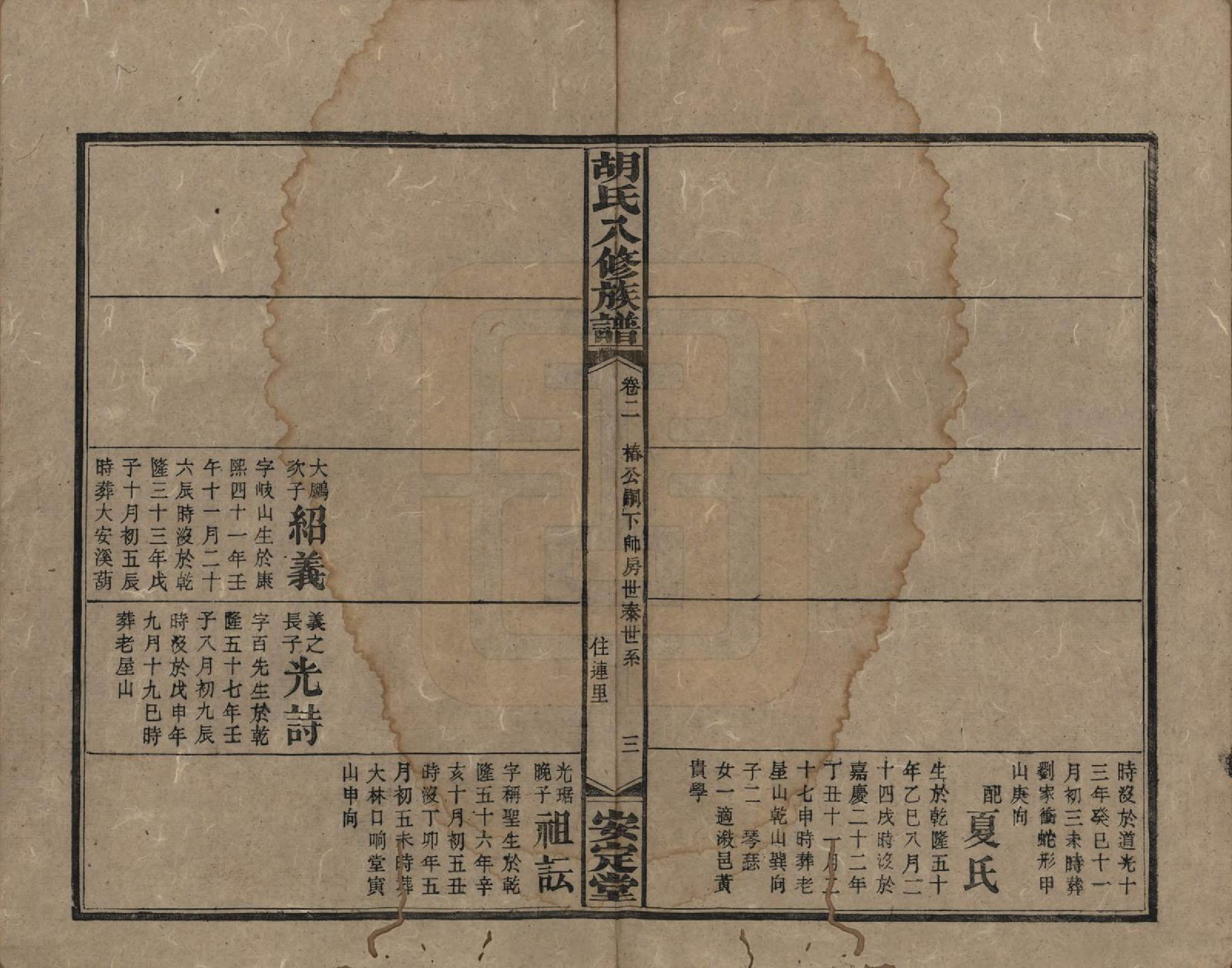 GTJP0533.胡.湖南新化等.胡氏八修族谱四十六卷卷首三卷.清光绪三十二年（1906）_002.pdf_第3页