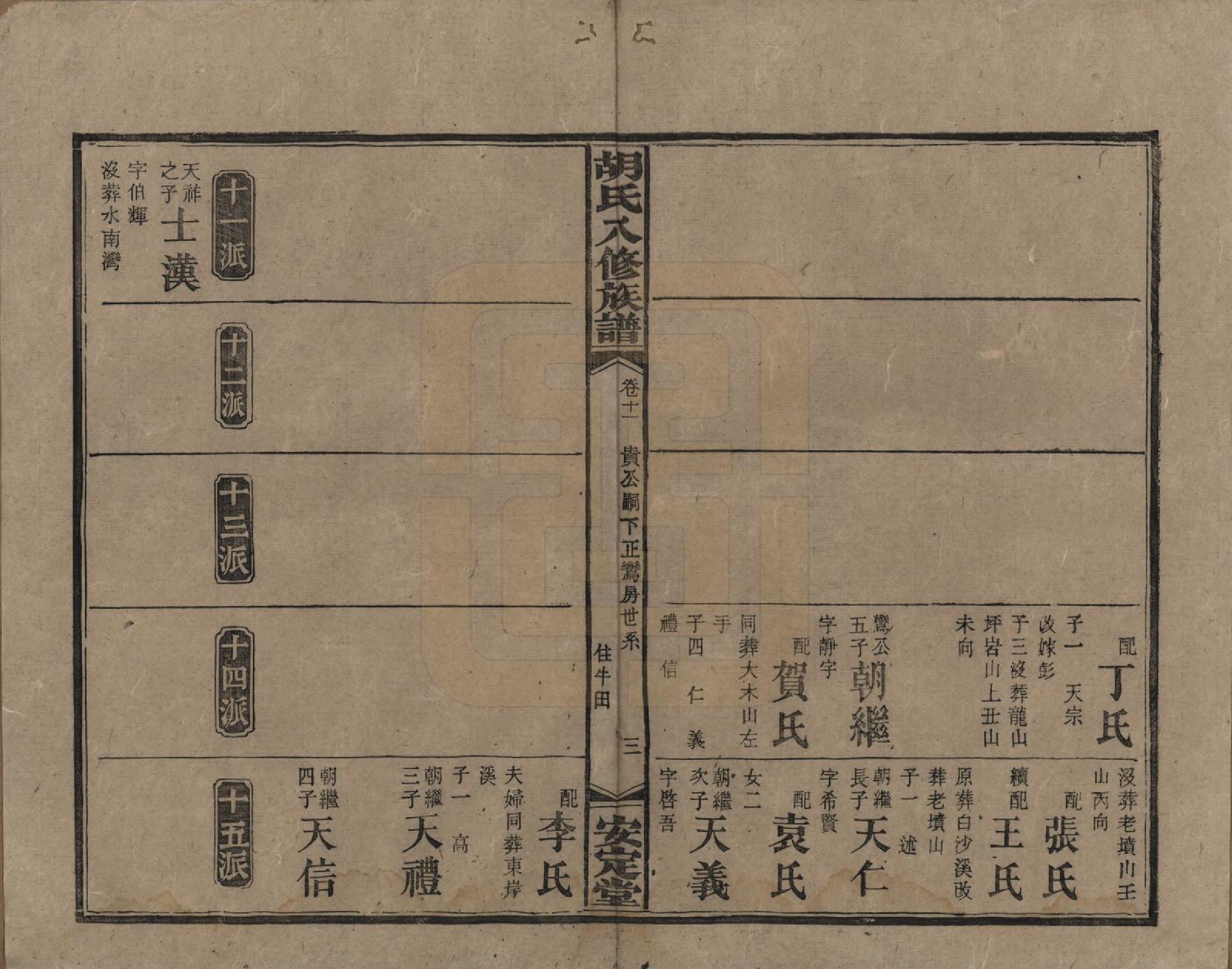 GTJP0533.胡.湖南新化等.胡氏八修族谱四十六卷卷首三卷.清光绪三十二年（1906）_011.pdf_第3页