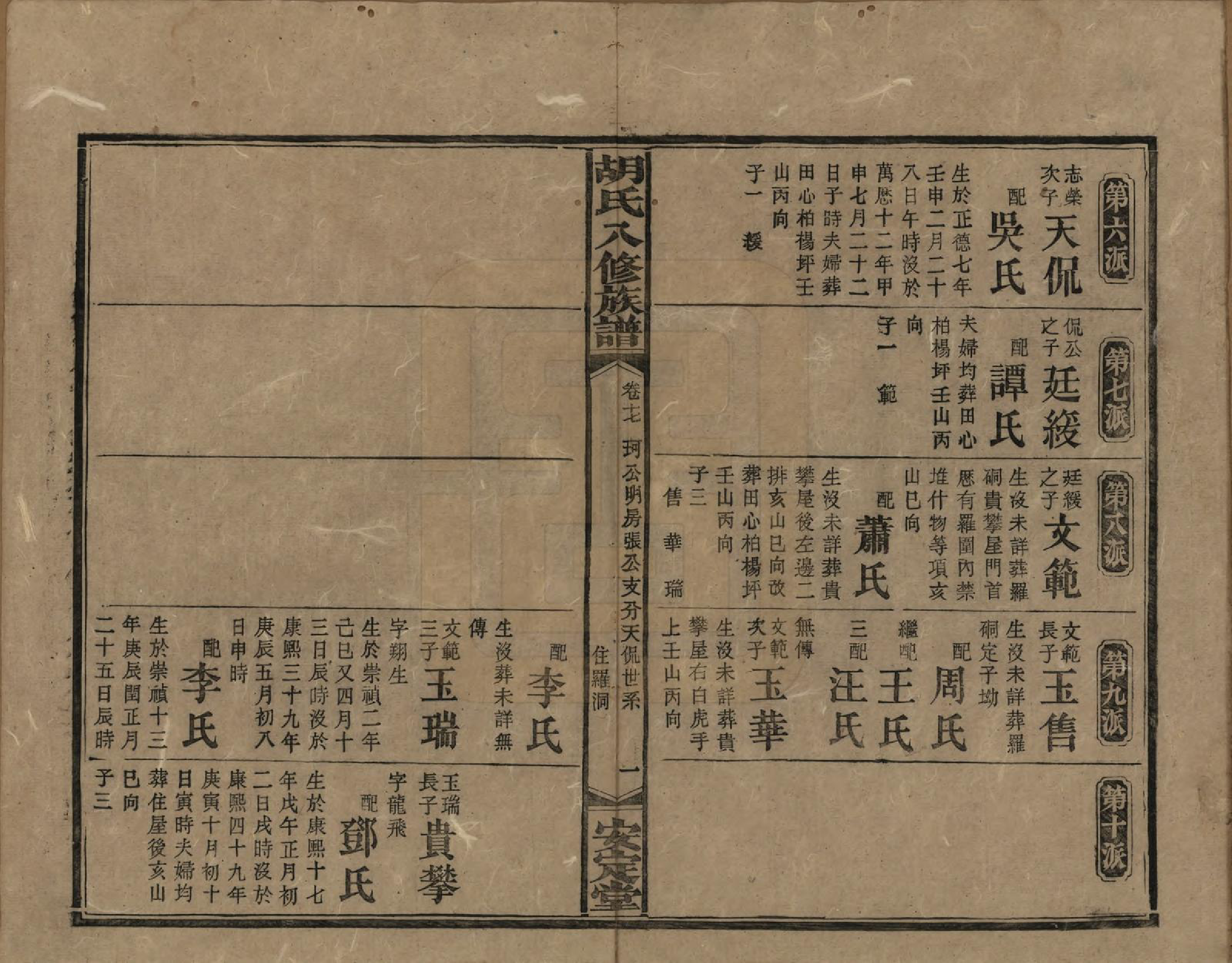 GTJP0533.胡.湖南新化等.胡氏八修族谱四十六卷卷首三卷.清光绪三十二年（1906）_017.pdf_第1页
