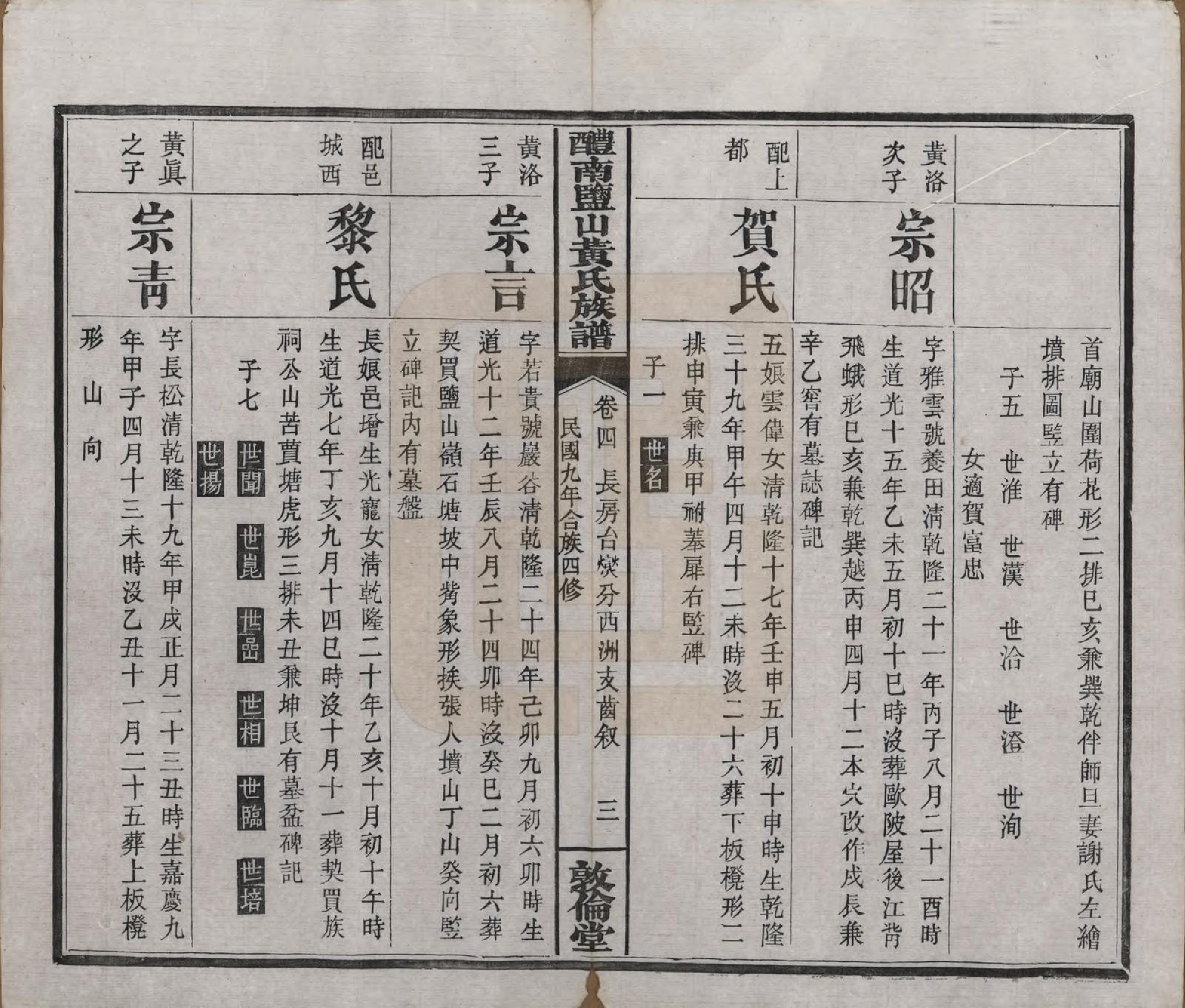 GTJP0579.黄.湖南醴陵.醴南盐山黄氏族谱十五卷卷首一卷.民国九年（1920）_005.pdf_第3页