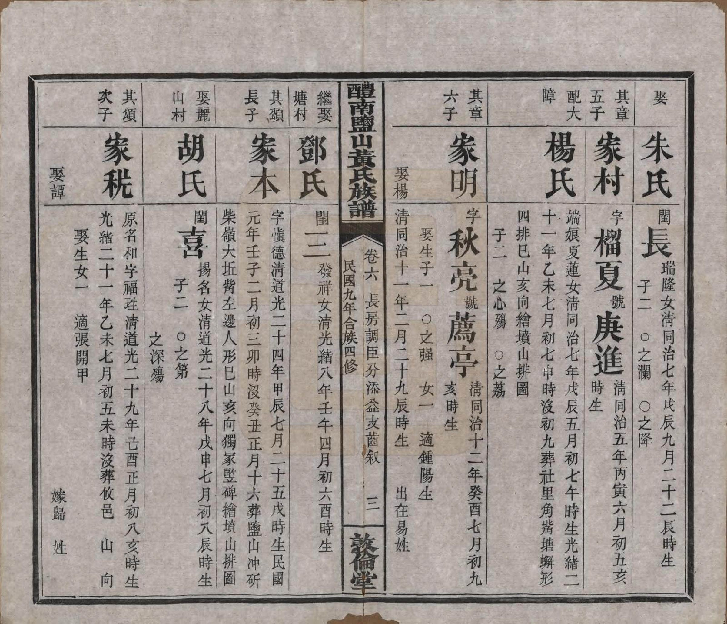 GTJP0579.黄.湖南醴陵.醴南盐山黄氏族谱十五卷卷首一卷.民国九年（1920）_006.pdf_第3页