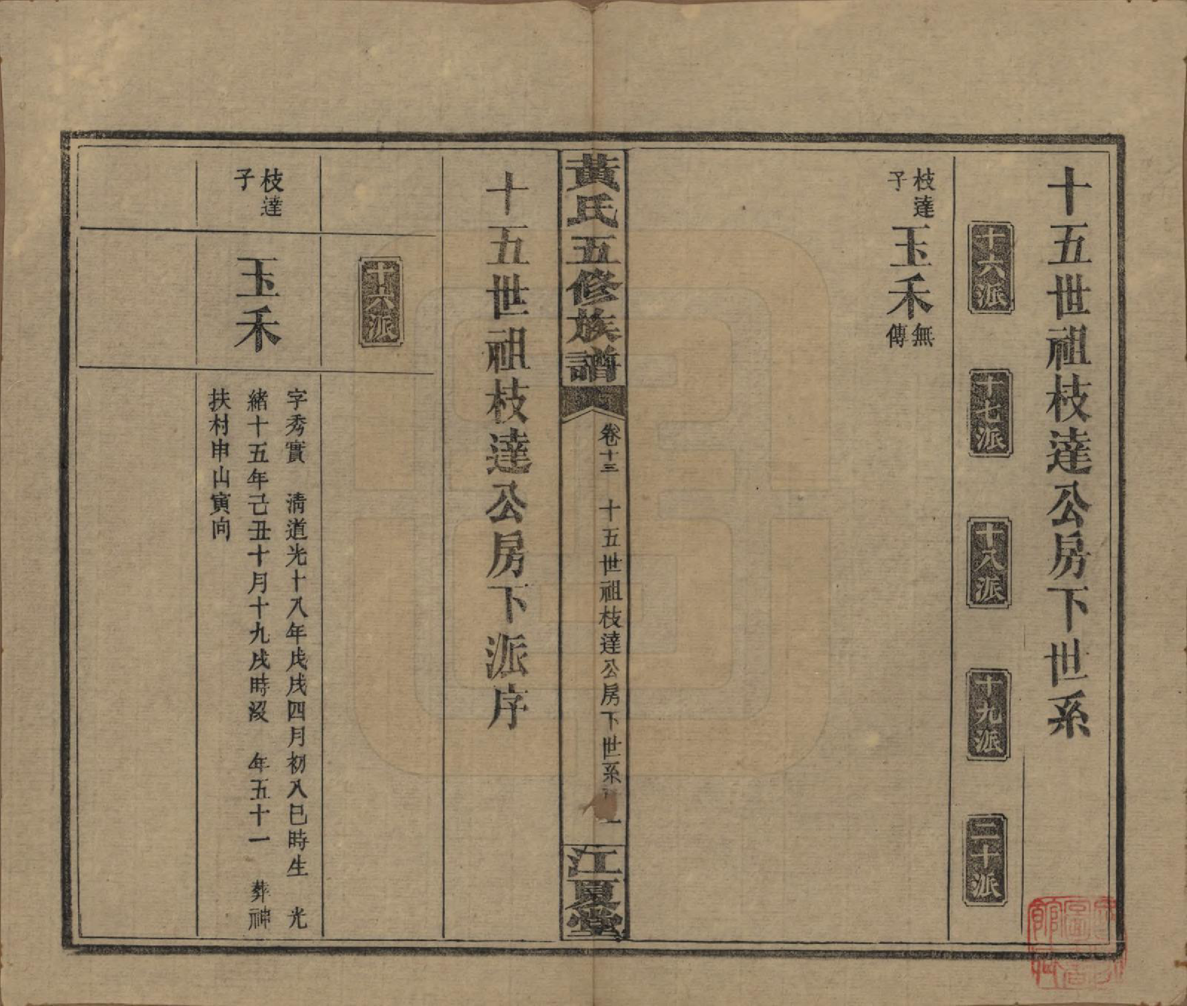 GTJP0588.黄.湖南沅江.黄氏五修族谱十八卷.民国三十六年（1947）_013.pdf_第1页