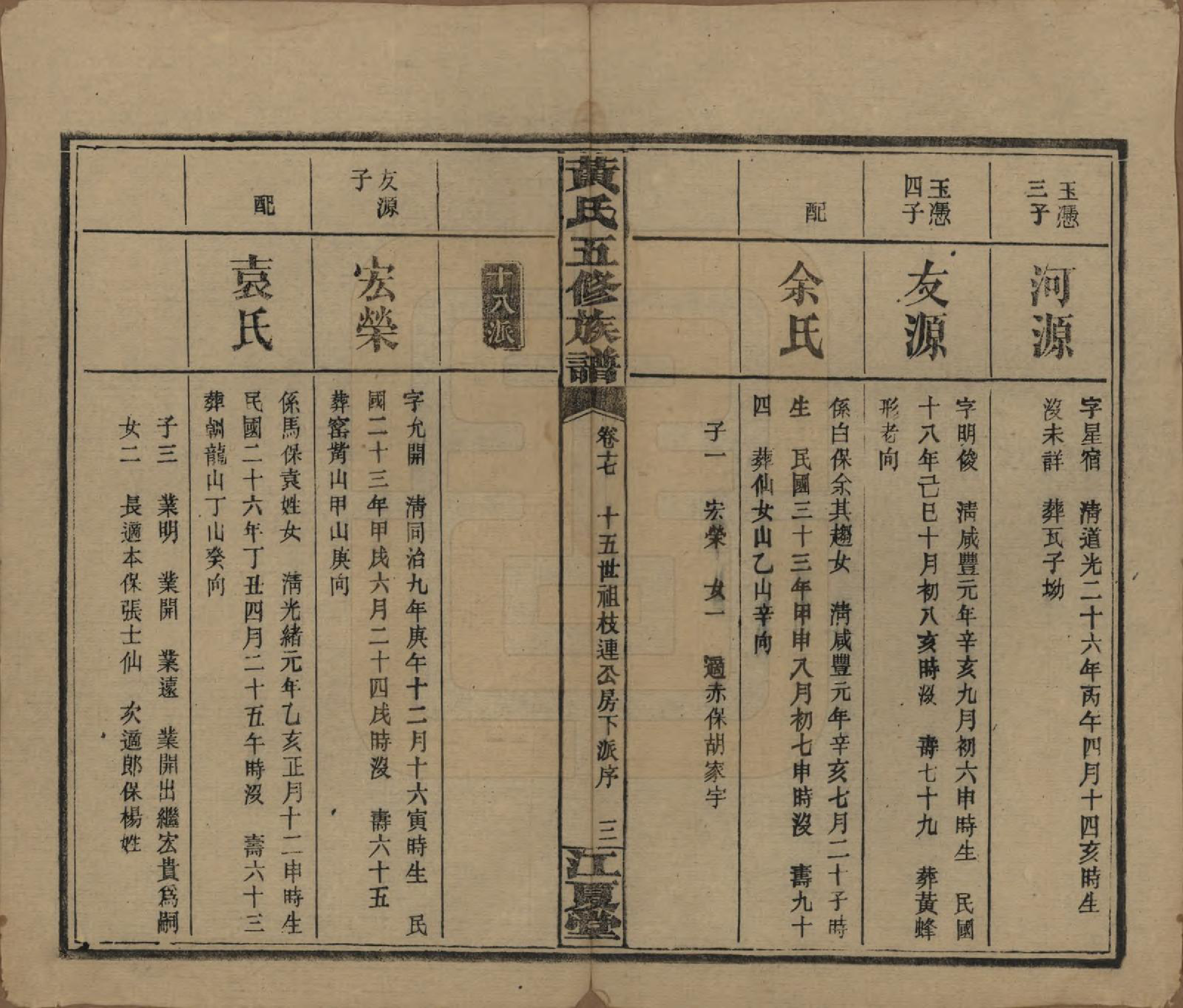 GTJP0588.黄.湖南沅江.黄氏五修族谱十八卷.民国三十六年（1947）_017.pdf_第3页