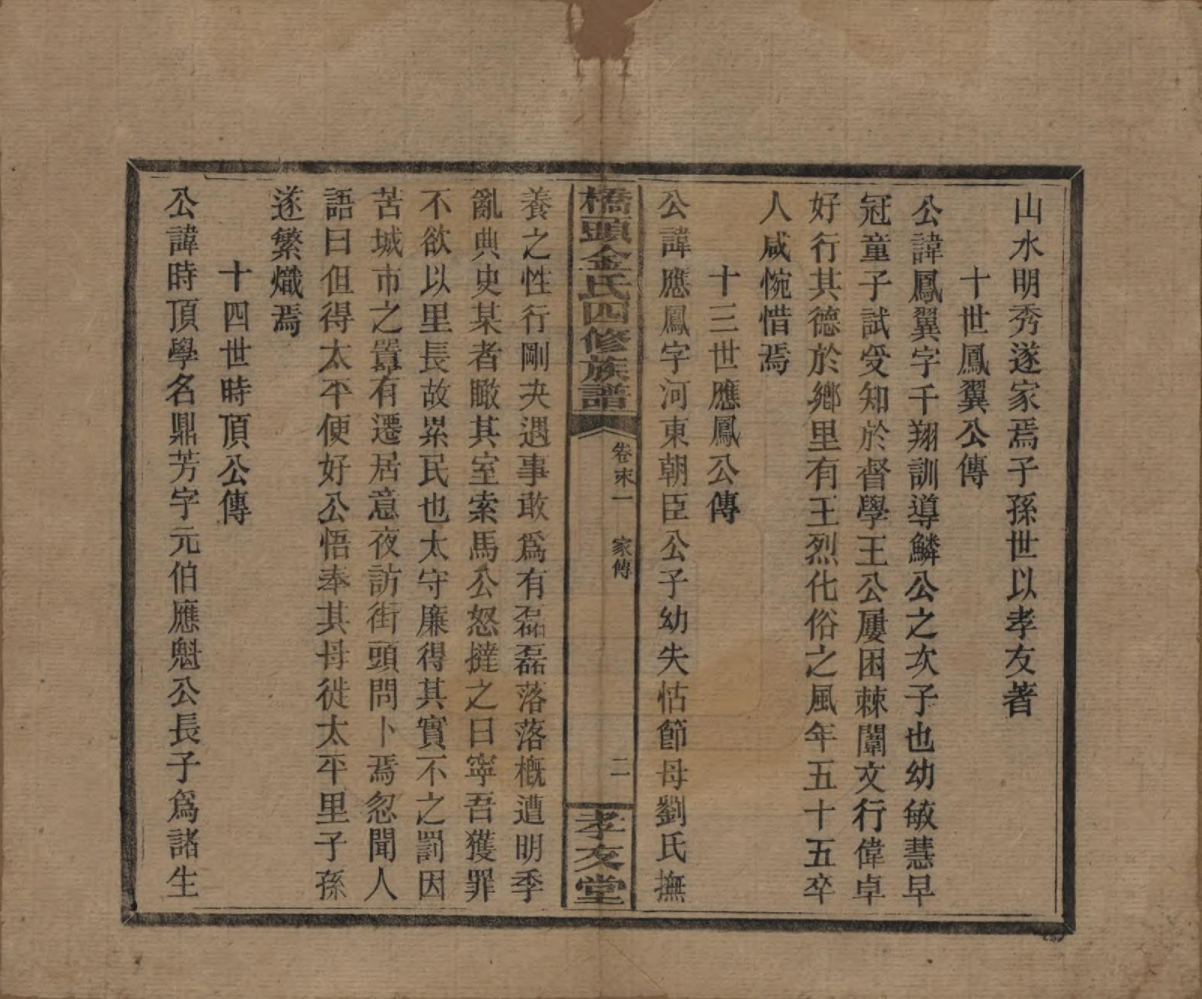 GTJP0713.金.湖南邵阳.桥头金氏四修族谱.民国31年[1942]_016.pdf_第2页