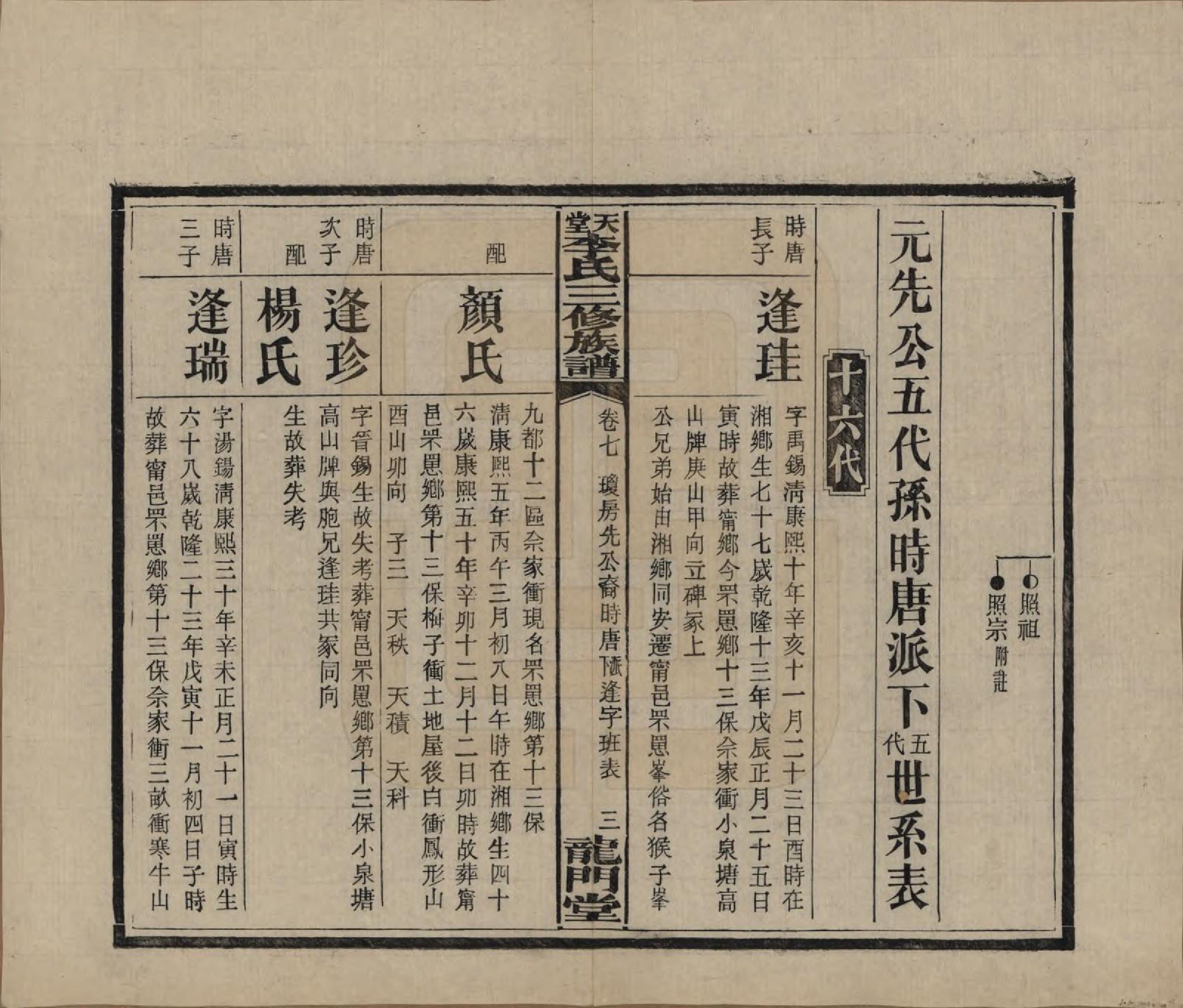 GTJP0798.李.湖南湘乡.天堂李氏三修族谱.民国35年（1946）_007.pdf_第3页