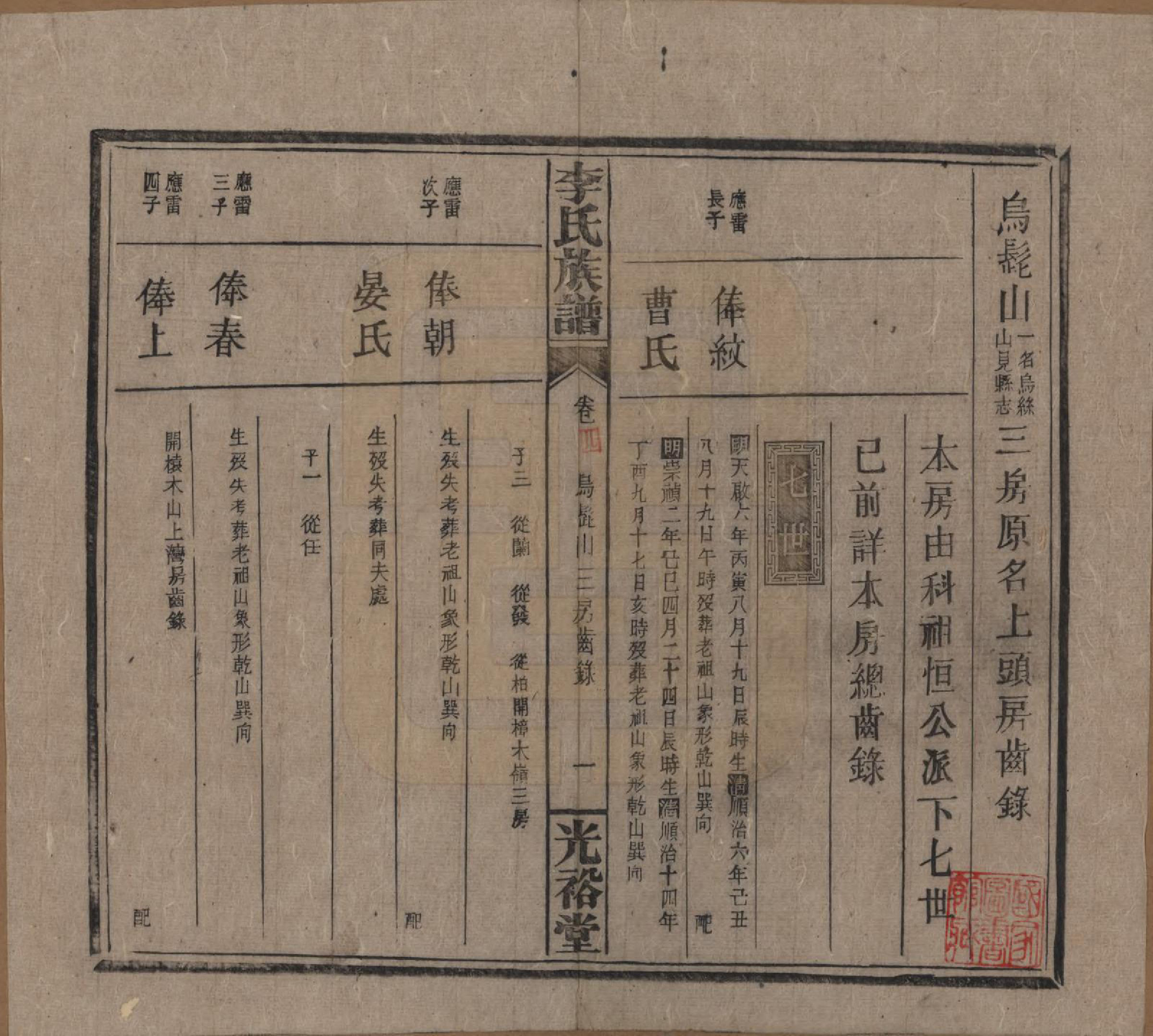 GTJP0799.李.湖南.李氏宗谱.民国36年[1947]_009.pdf_第1页