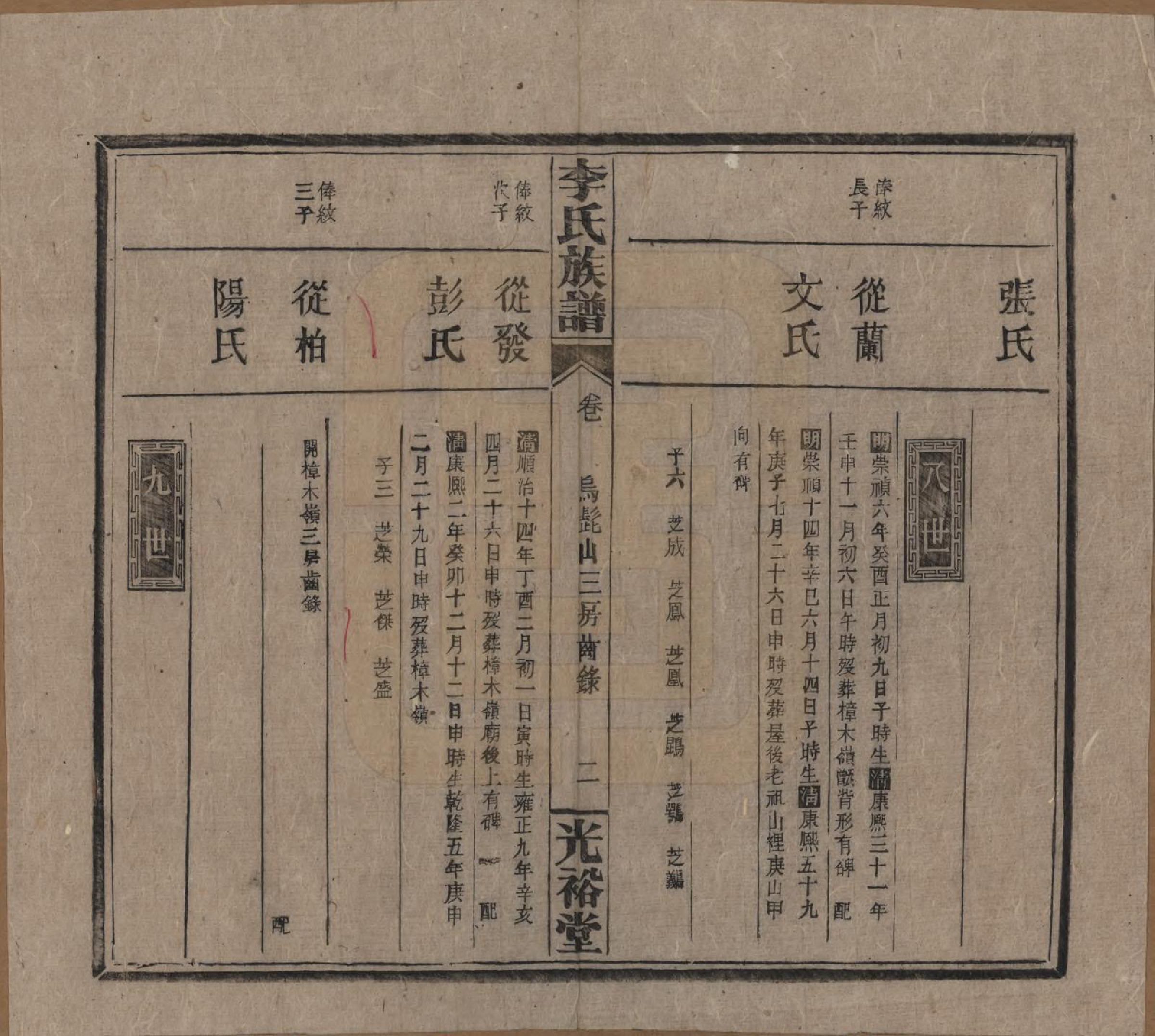 GTJP0799.李.湖南.李氏宗谱.民国36年[1947]_009.pdf_第2页