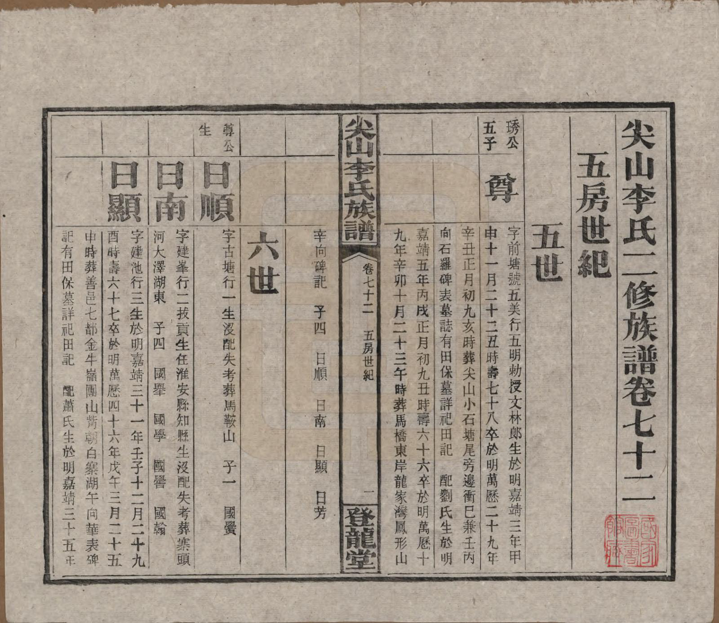 GTJP0801.李.湖南长沙.尖山李氏族谱.民国38年（1949）_072.pdf_第2页