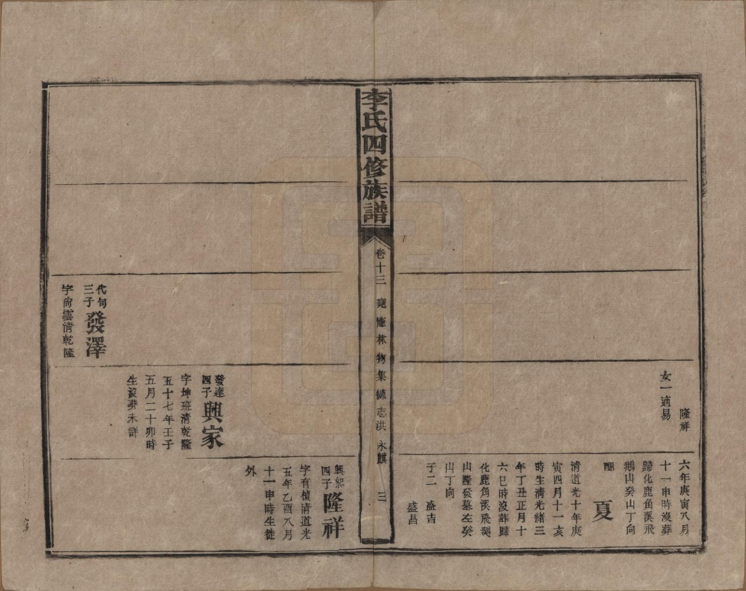 GTJP0803.李.湖南.李氏四修族谱.民国5年（1916）_013.pdf_第3页