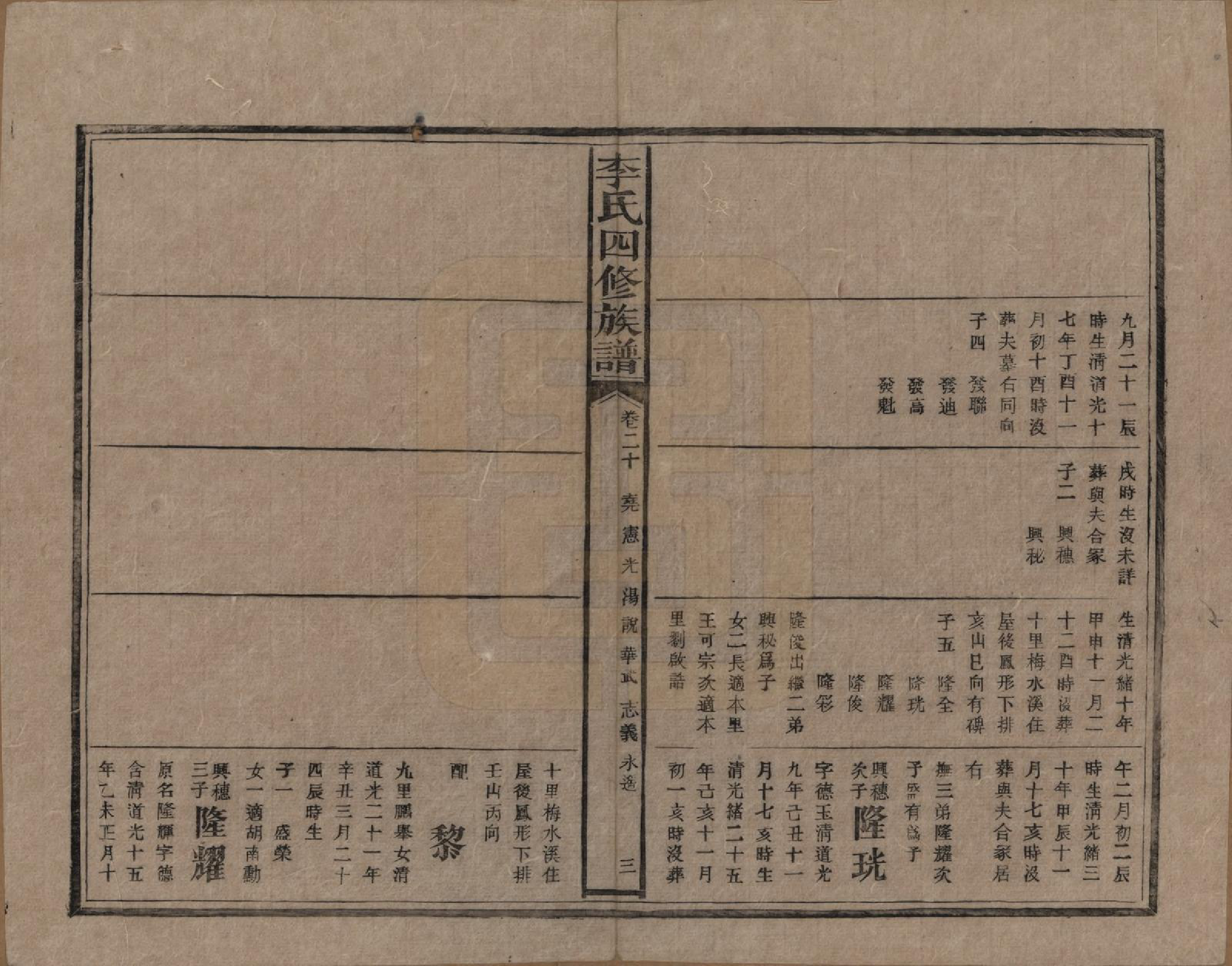 GTJP0803.李.湖南.李氏四修族谱.民国5年（1916）_020.pdf_第3页