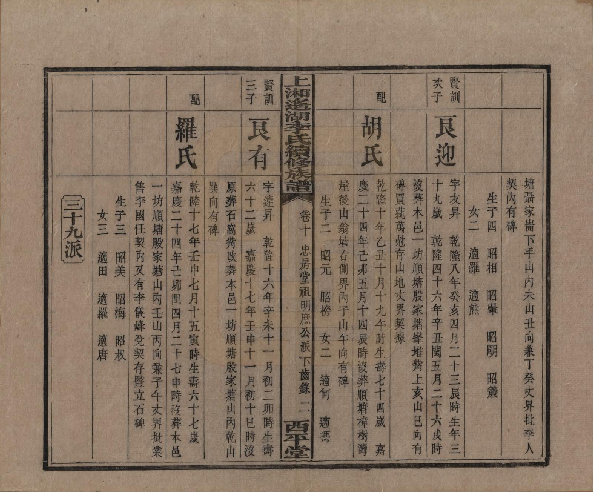 GTJP0862.李.湖南湘乡.遥湖西平李氏族谱十七卷.清宣统三年（1911）_010.pdf_第2页
