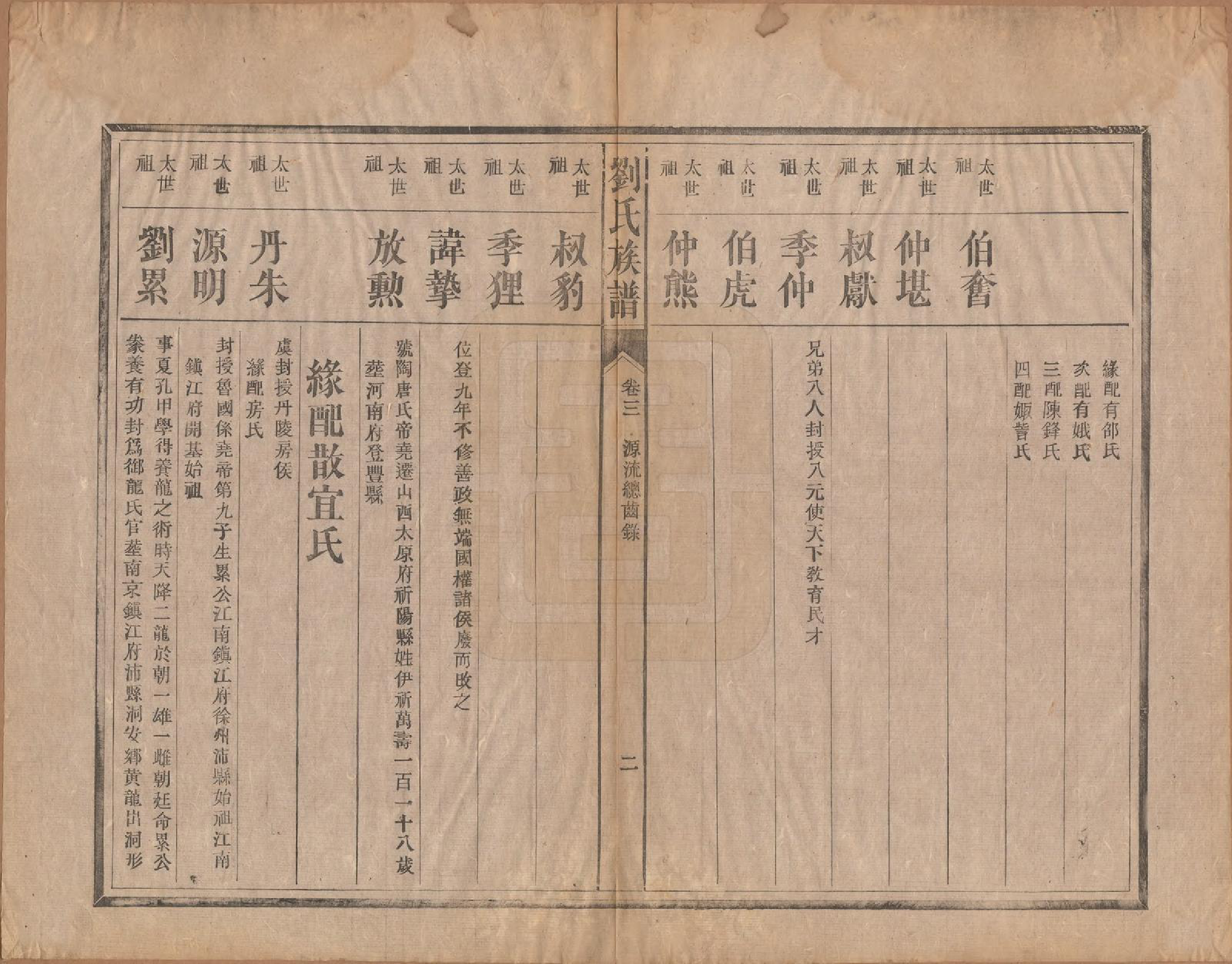 GTJP0942.刘.湖南永兴.刘氏族谱五卷.民国三十一年(1942)_003.pdf_第2页