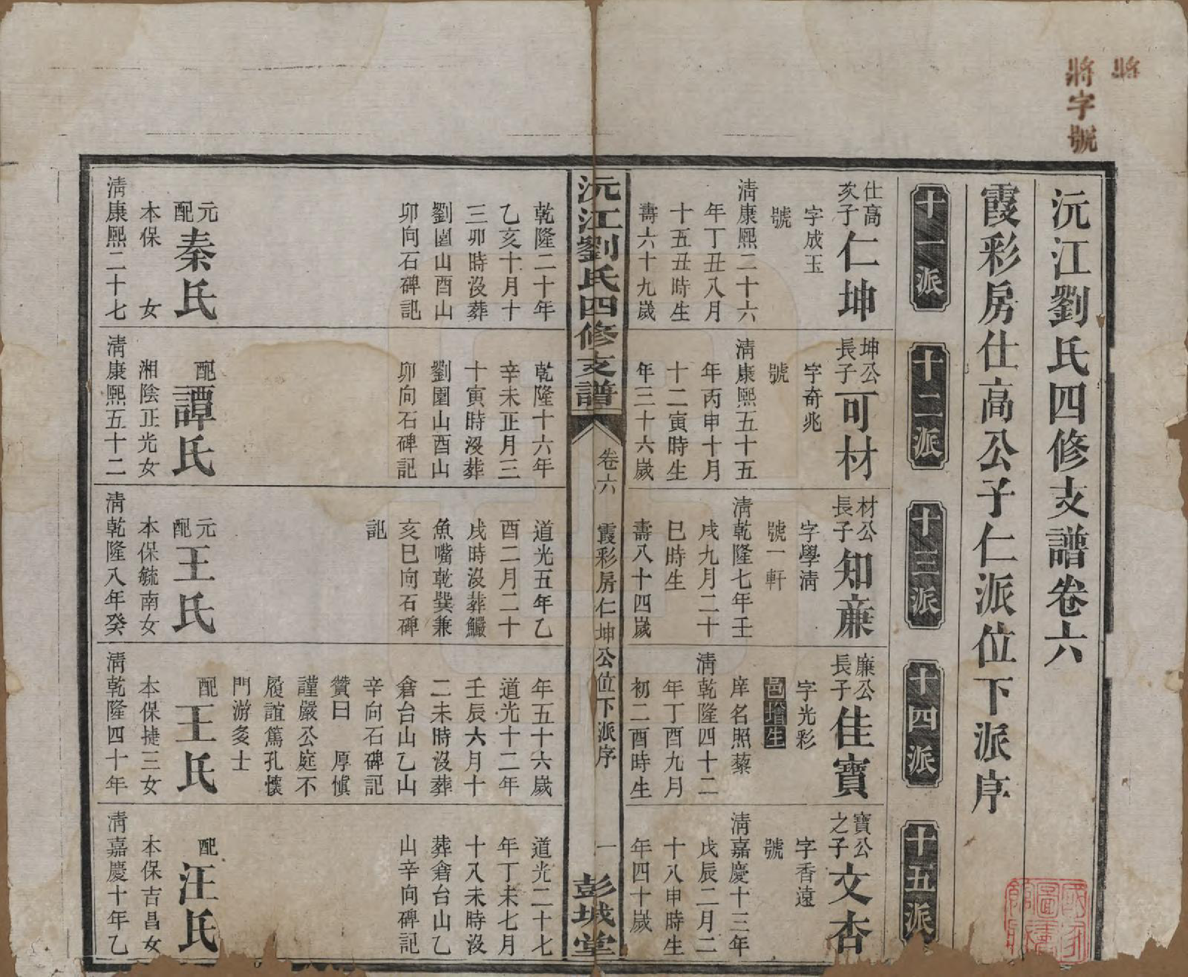 GTJP0947.刘.湖南沅江.沅江刘氏四修支谱十四卷.民国十九年（1930）_006.pdf