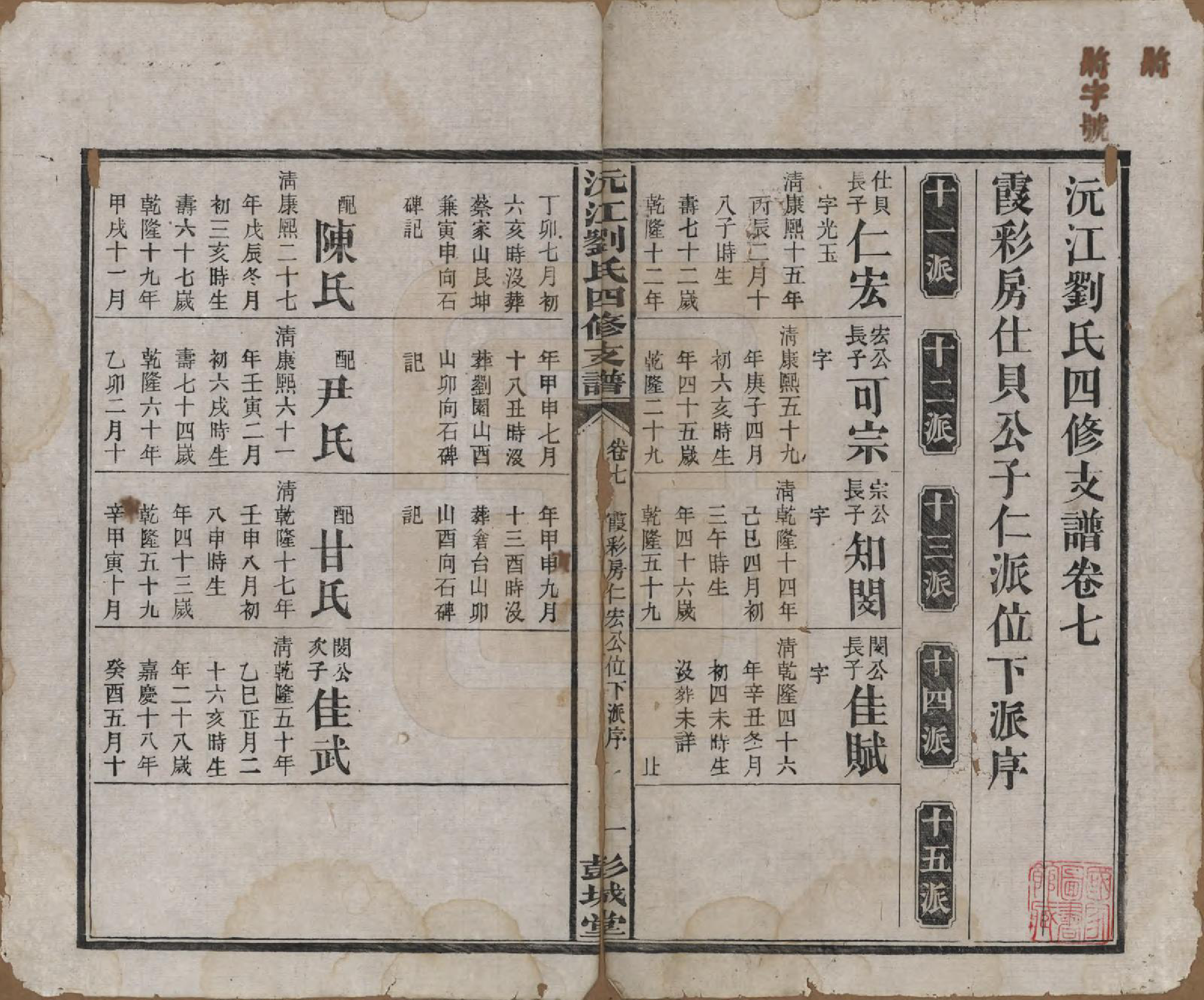 GTJP0947.刘.湖南沅江.沅江刘氏四修支谱十四卷.民国十九年（1930）_007.pdf