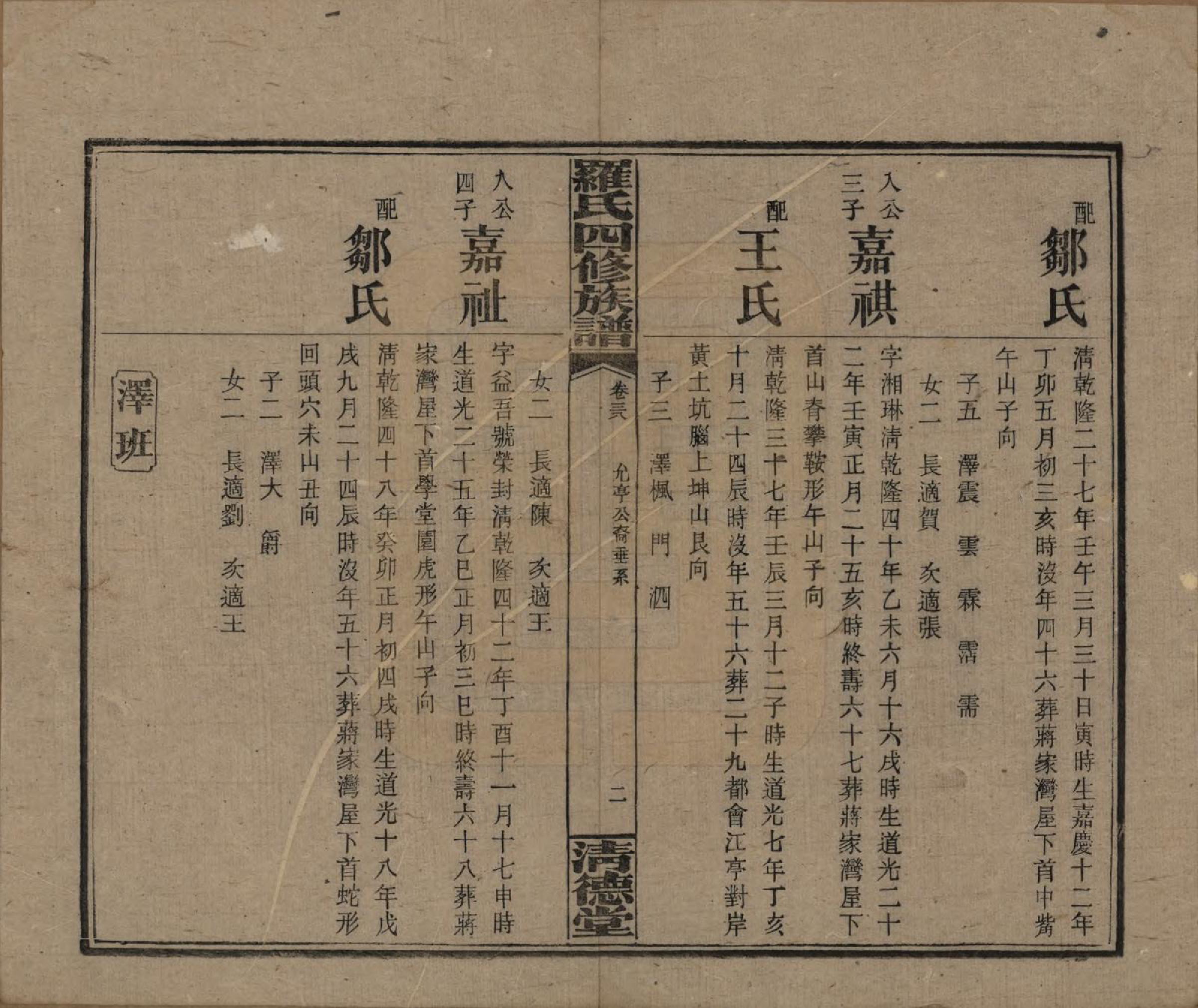 GTJP1031.罗.湖南湘乡.罗氏四修族谱.民国20年[1931]_038.pdf_第2页