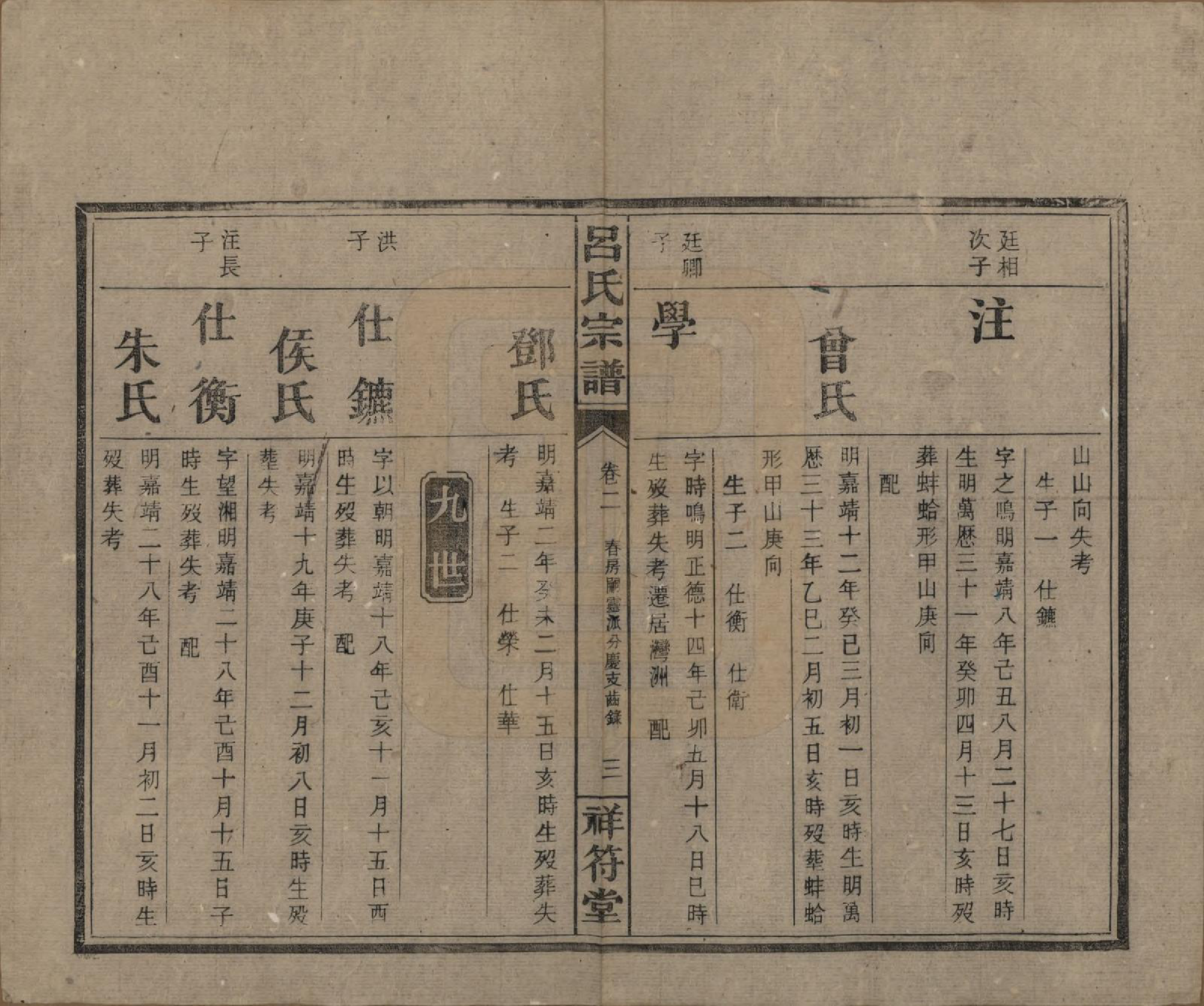 GTJP1047.吕.湖南常德.祥符吕氏四修宗谱.民国11年[1922]_002.pdf_第3页