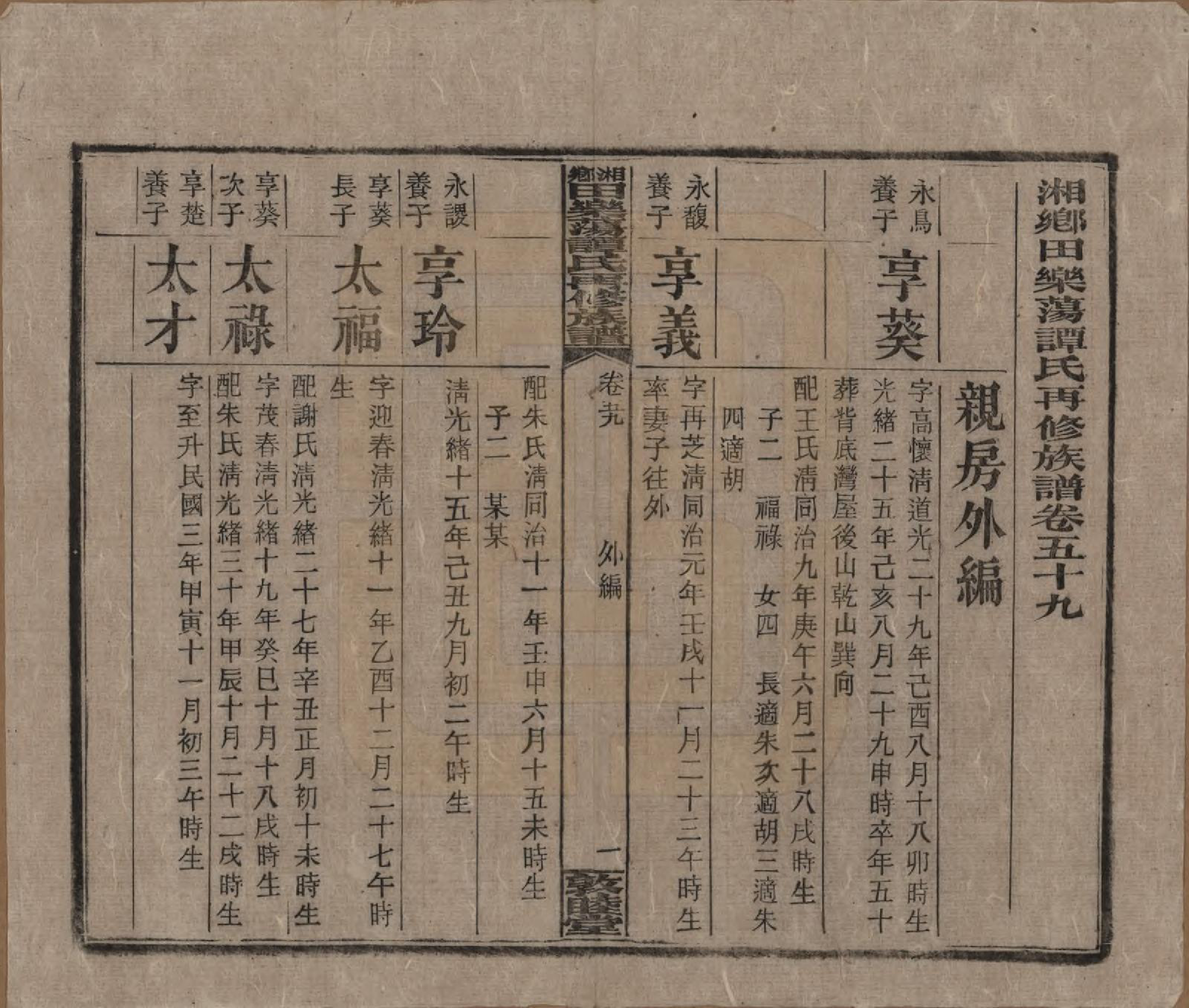 GTJP1375.谭.湖南湘潭.湘乡田乐荡谭氏再修族谱.民国13年（1924）_059.pdf_第1页
