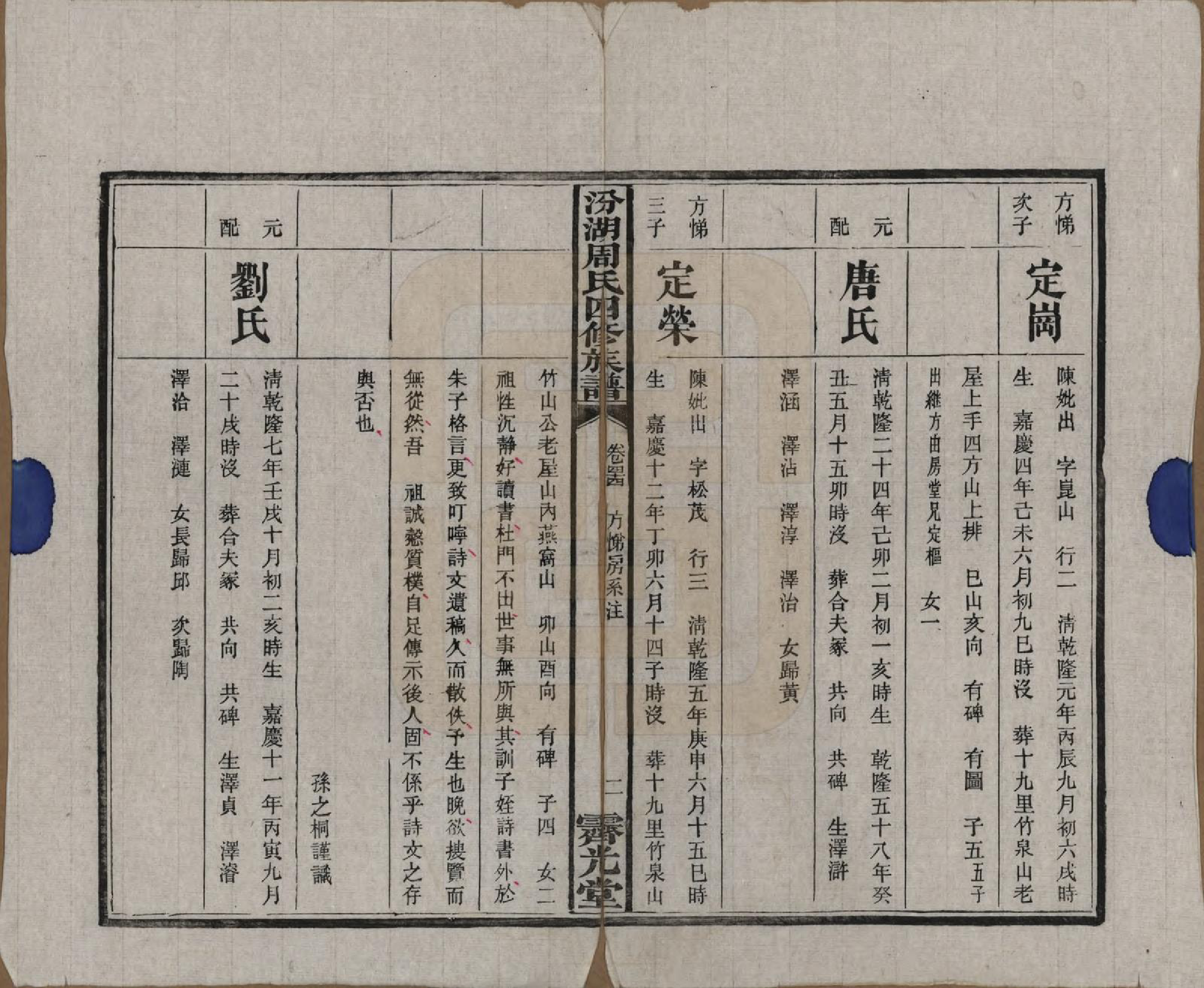 GTJP2297.周.湖南湘潭.汾湖周氏四修族谱一百二十三卷首一卷末一卷.民国二十五年（1936）_044.pdf_第2页