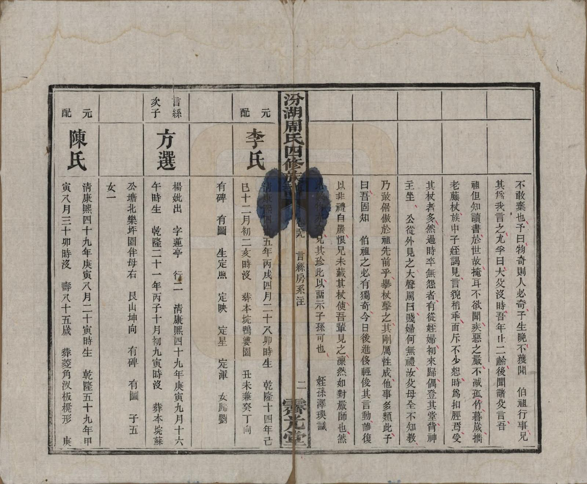 GTJP2297.周.湖南湘潭.汾湖周氏四修族谱一百二十三卷首一卷末一卷.民国二十五年（1936）_059.pdf_第2页