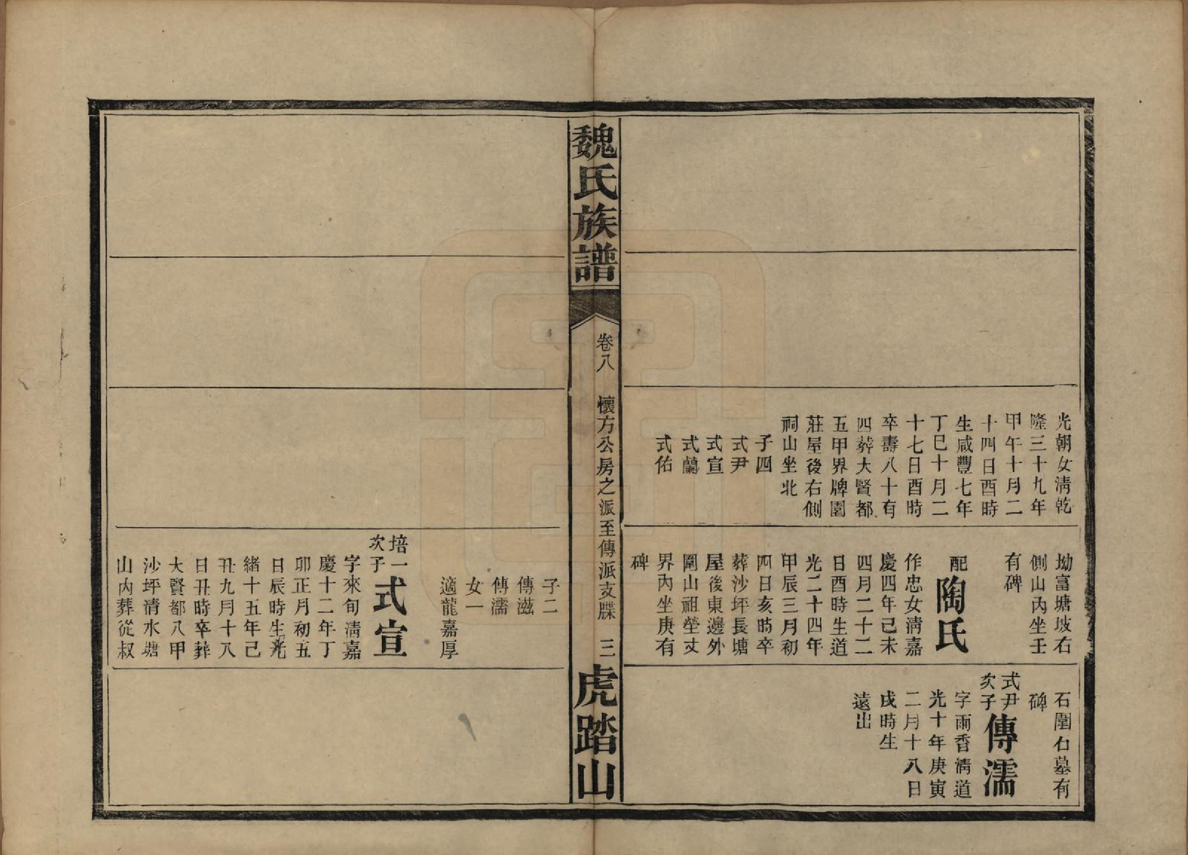 GTJP1634.魏.湖南浏阳.魏氏族谱十一卷卷首五卷_008.pdf_第3页
