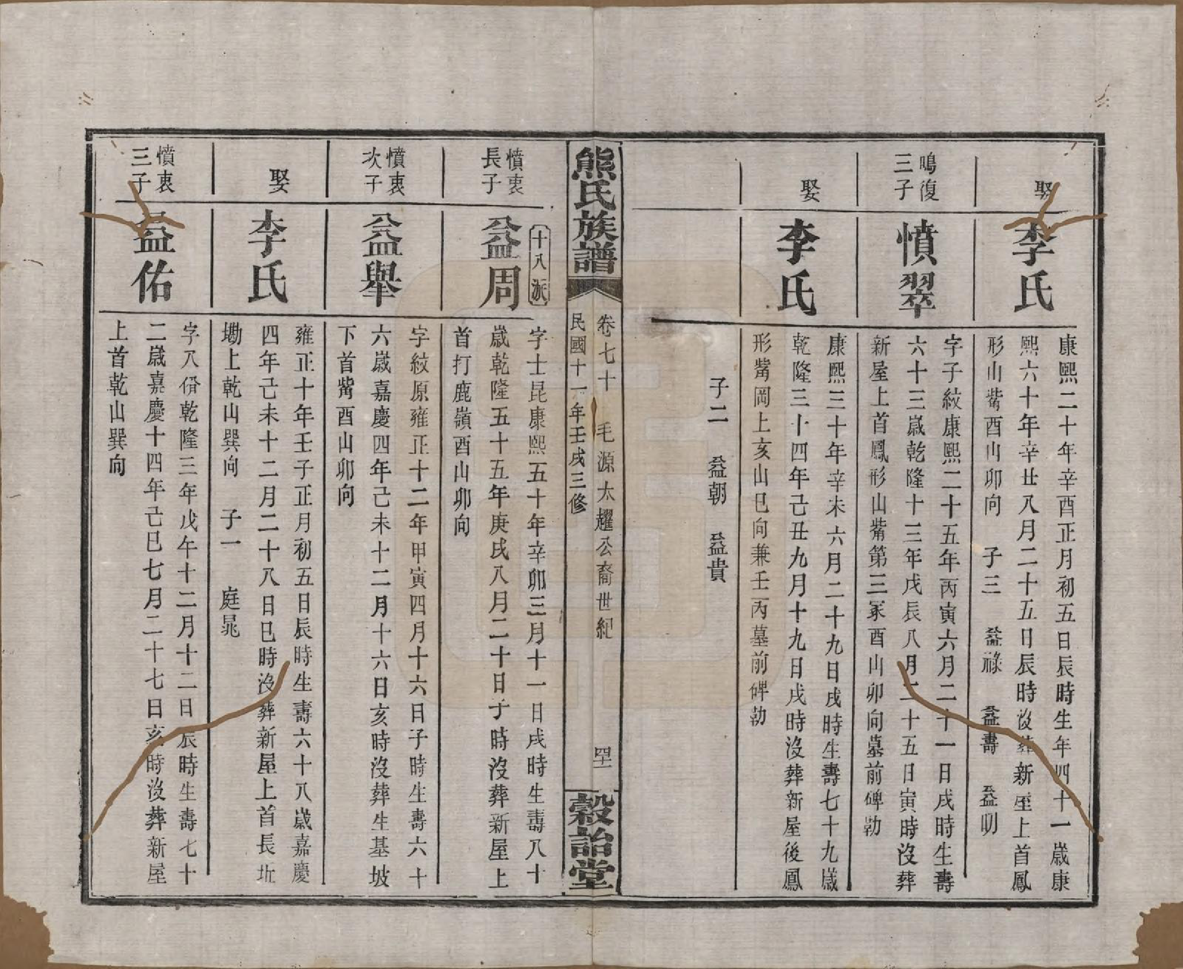 GTJP1812.熊.湖南浏阳.熊氏三修族谱金盆世系九十卷毛源世系七十一卷卷首三卷.民国十二年（1923）_270.pdf_第3页
