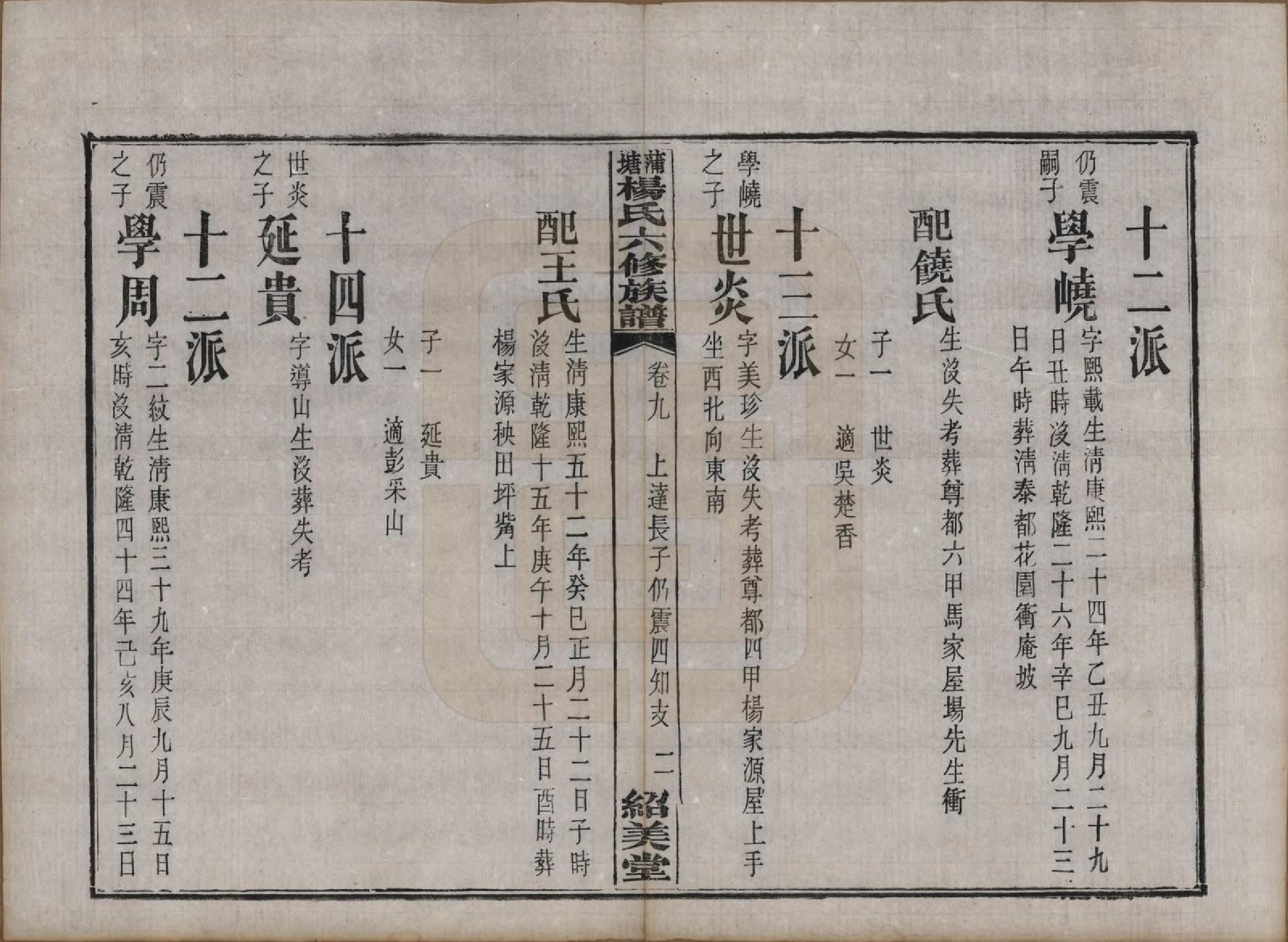GTJP1941.杨.湖南长沙.蒲塘杨氏六修族谱.民国18年[1929]_009.pdf_第2页