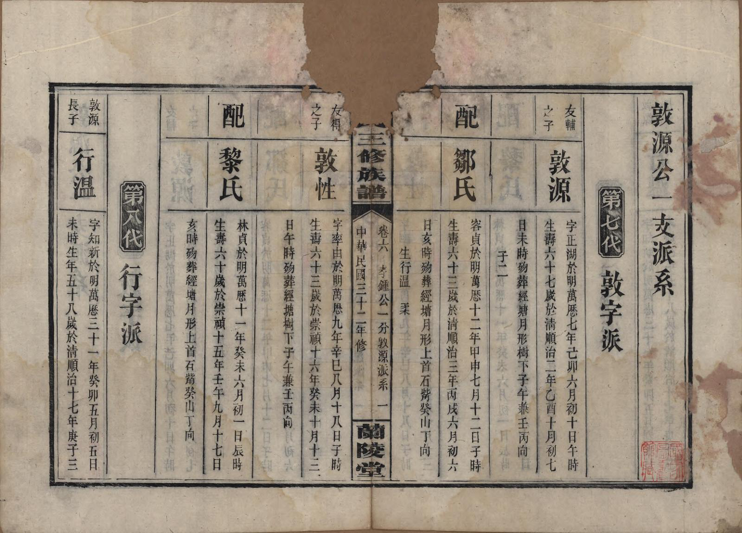 GTJP1754.萧.湖南浏阳.萧氏三修族谱.民国33年[1944]_006.pdf_第1页