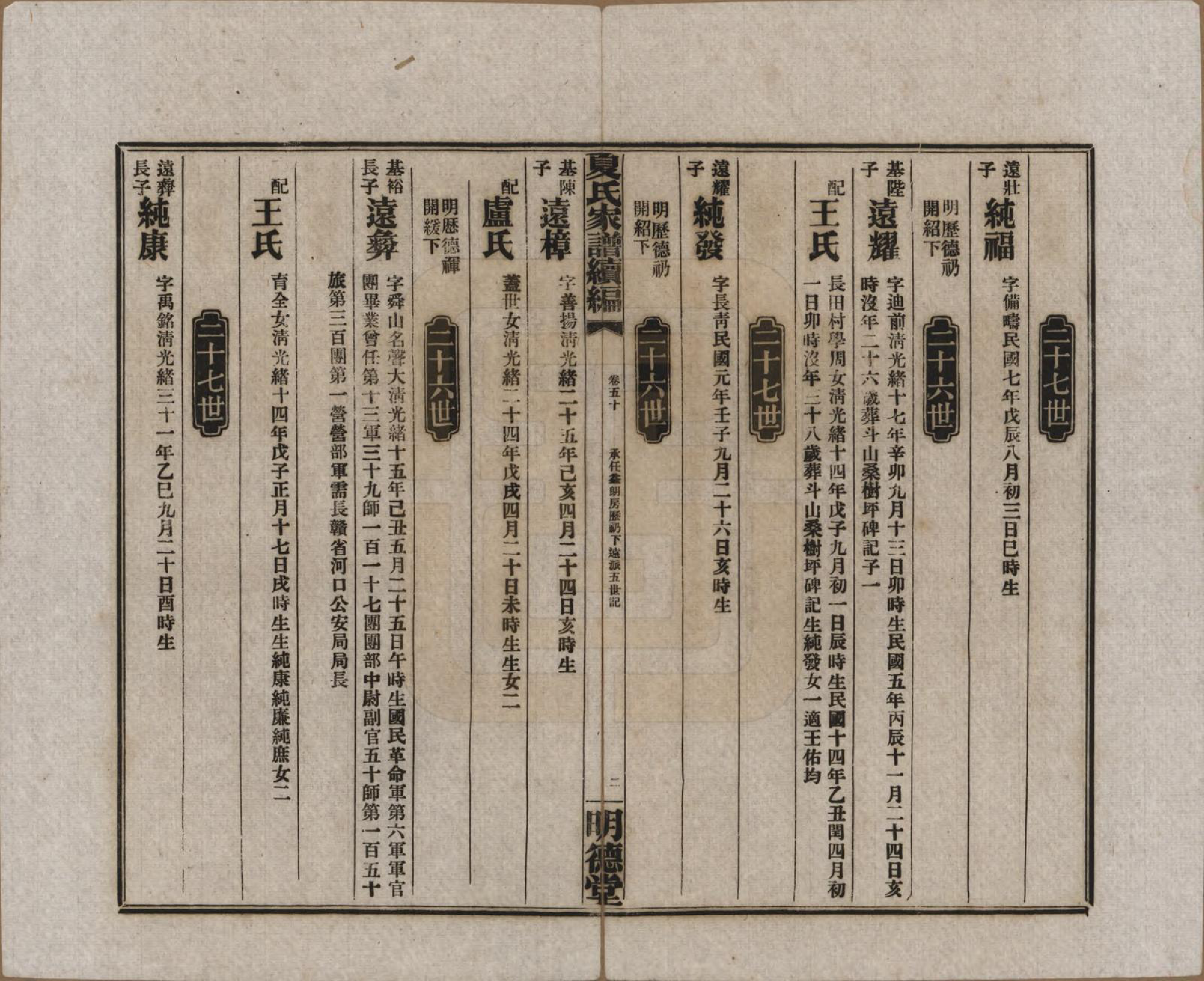 GTJP1725.夏.湖南益阳.夏氏族谱续编.民国二十年(1931)_044.pdf_第2页