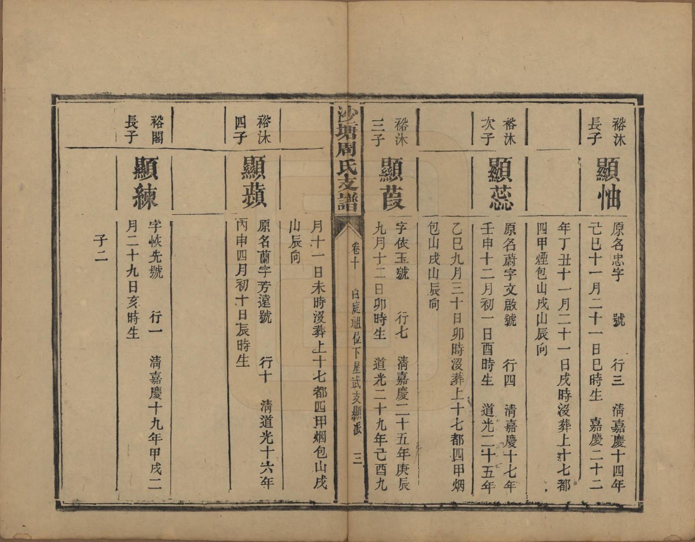 GTJP2349.周.湖南.中湘沙塘周氏支谱十三卷.清同治五年（1866）_010.pdf_第3页