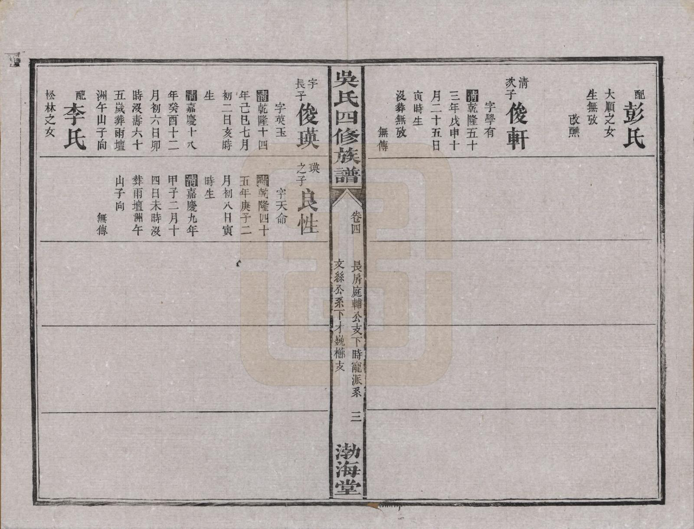 GTJP1647.吴.湖南沅江.吴氏四修族谱.民国19年（1930）_004.pdf_第2页