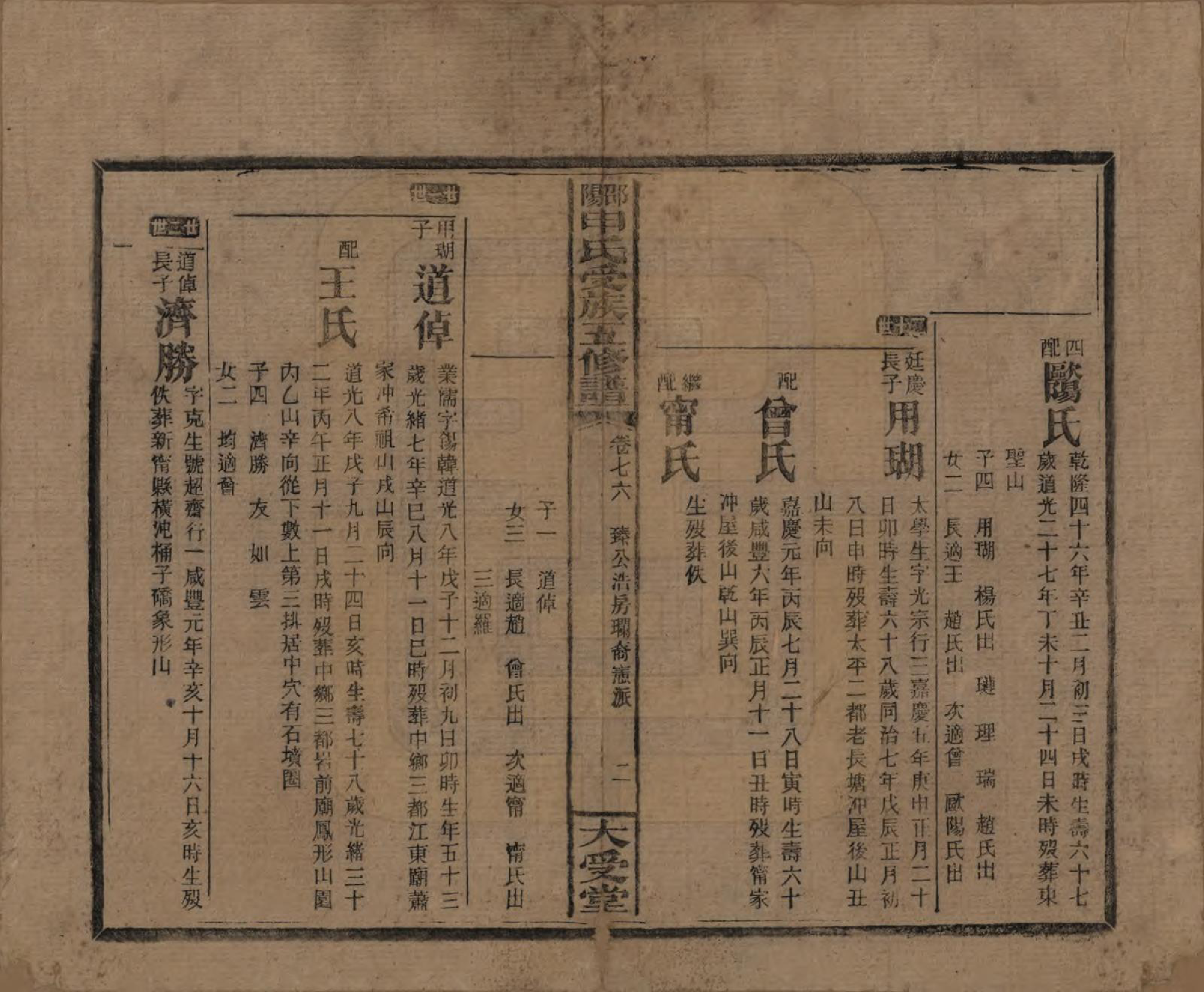 GTJP1251.申.湖南邵阳.邵阴申氏受族五修谱.民国31年(1942)_076.pdf_第2页