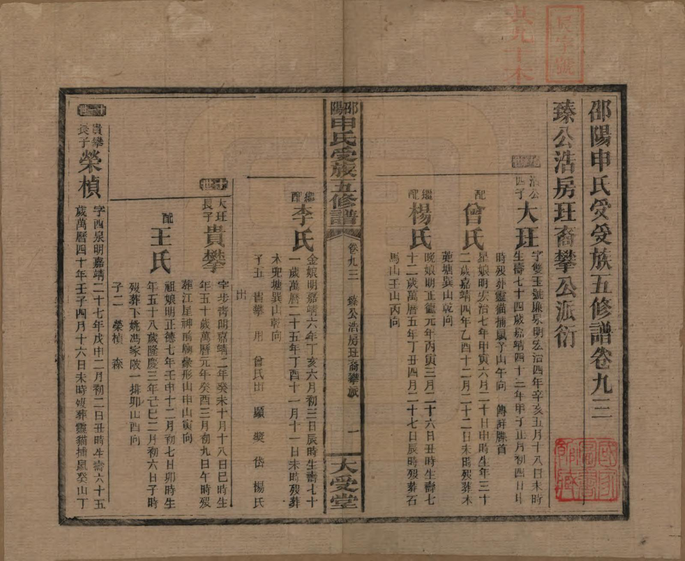 GTJP1251.申.湖南邵阳.邵阴申氏受族五修谱.民国31年(1942)_093.pdf_第1页